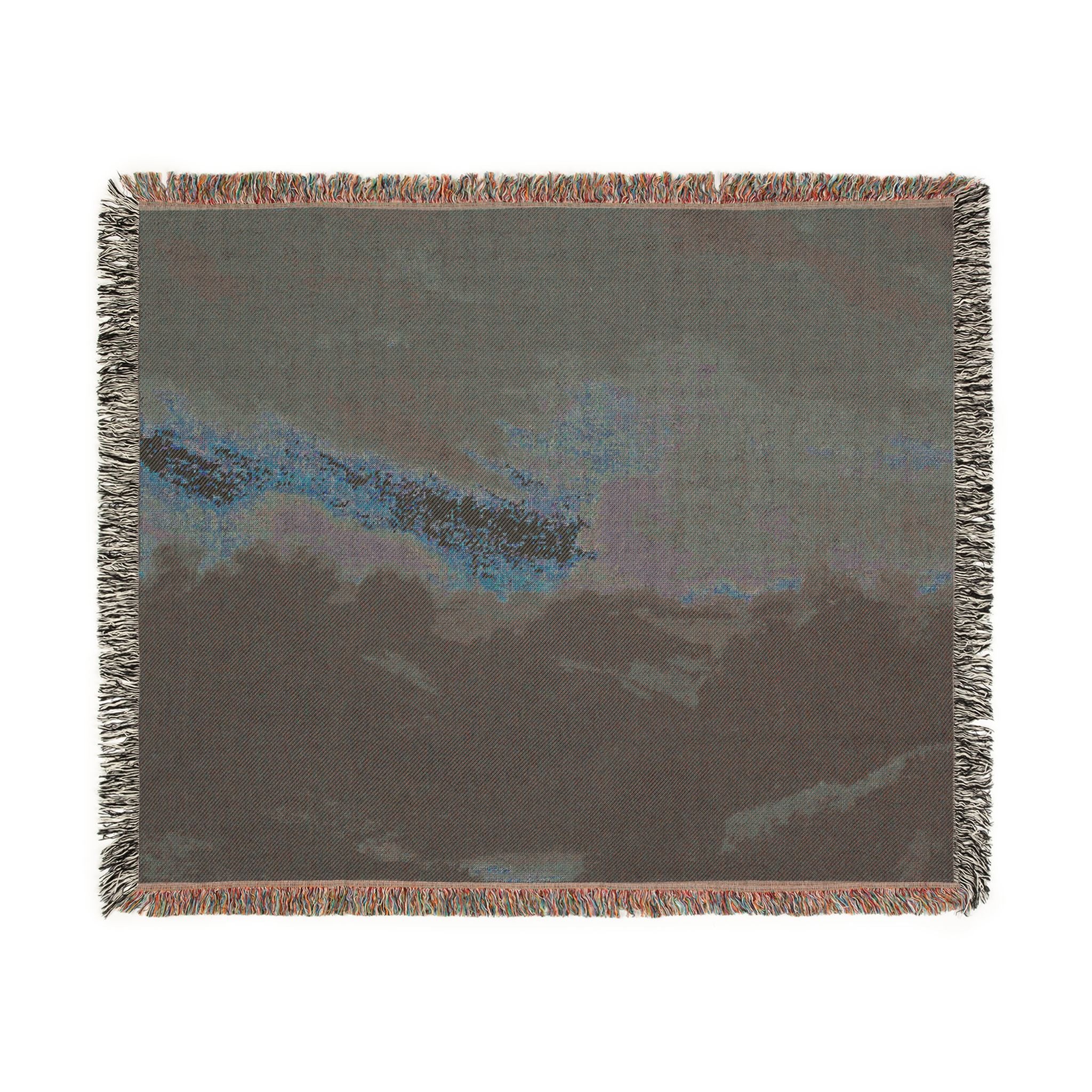 Style of John Constable - Hampstead, Stormy Sky | Woven Tapestry Blanket - Image 8