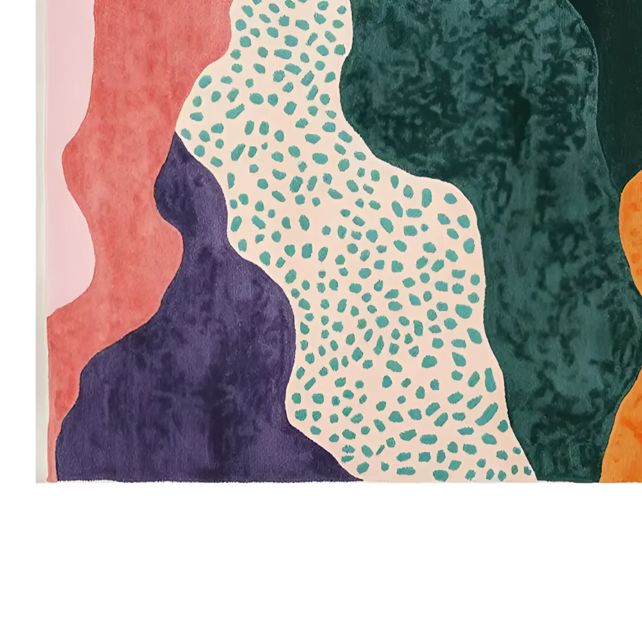 Sunset Cascade Realm Hand Tufted Wool Rug - Image 3