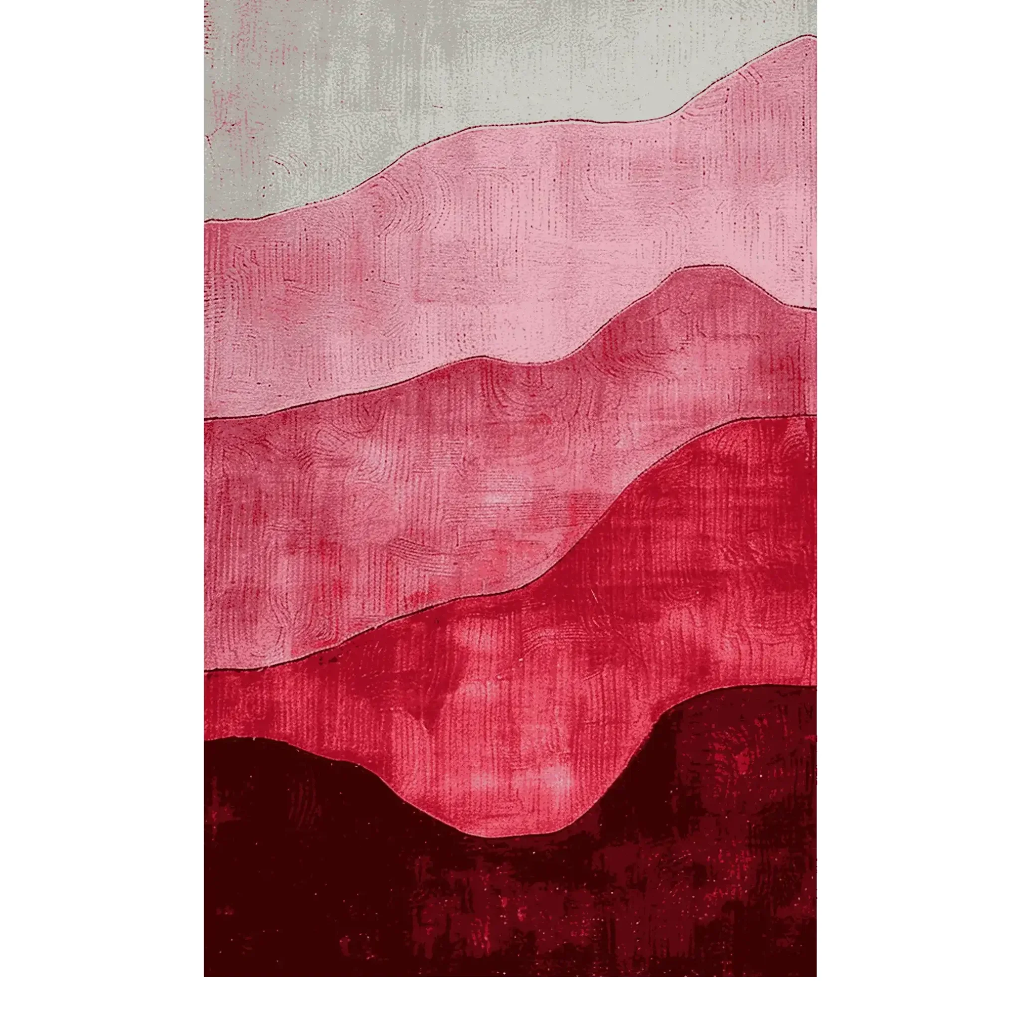 Sunset Horizon Layers Hand Tufted Runner Rug - Image 5
