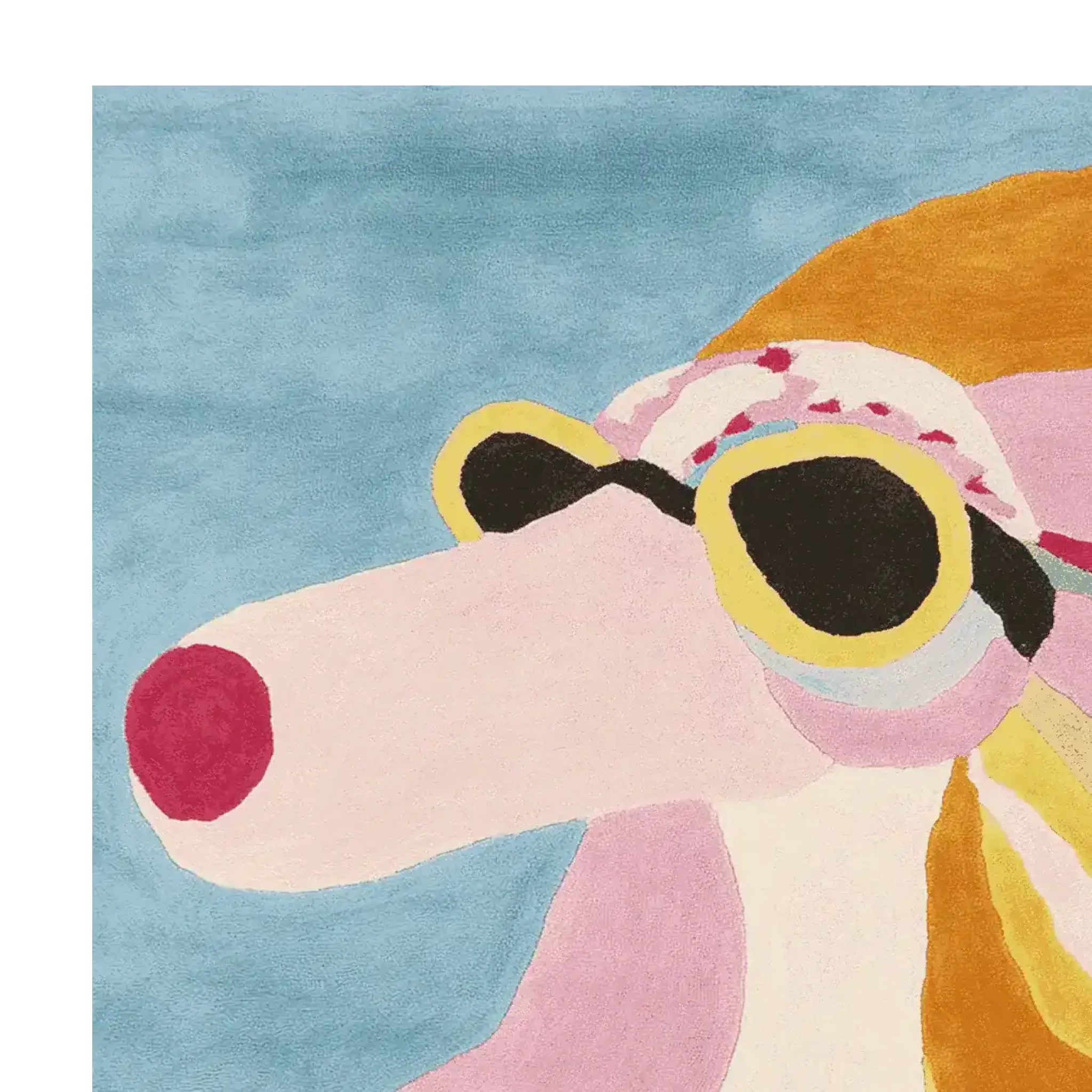 Sunset Pup Swagger Hand Tufted Rug - Image 5
