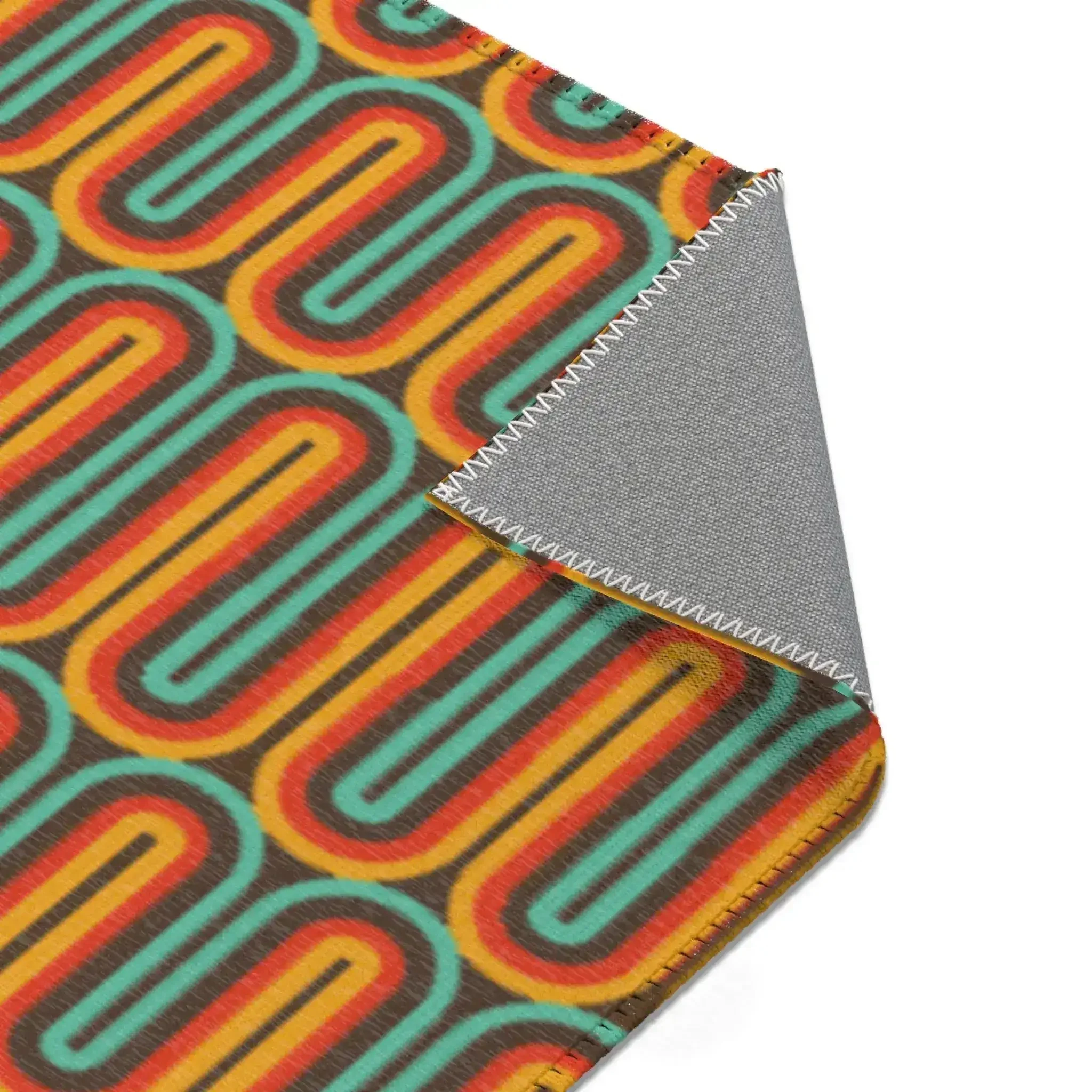 Sunset Retro Wave Accent Rug - Image 5