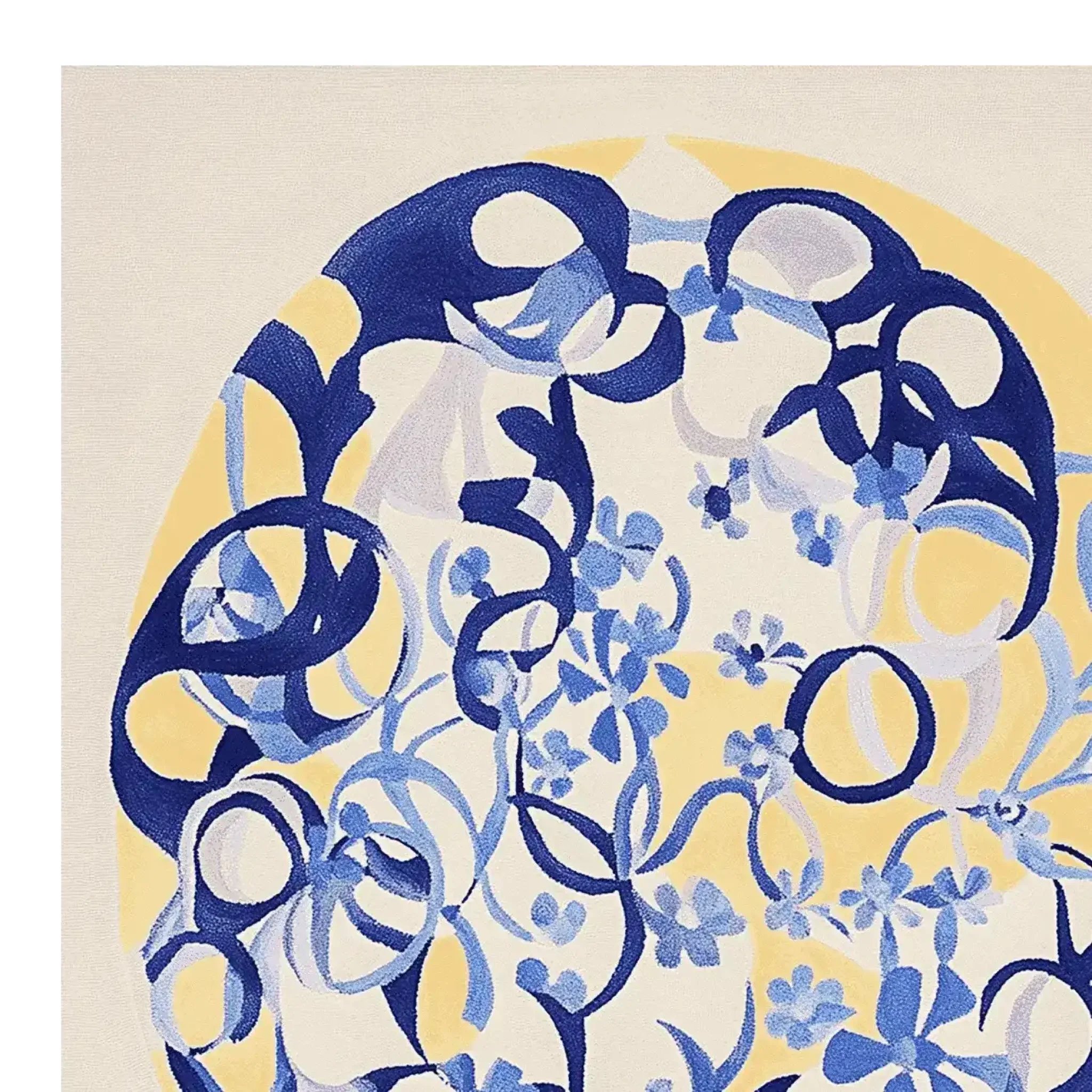 Surreal Garden Vibe Hand Tufted Rug - Image 8
