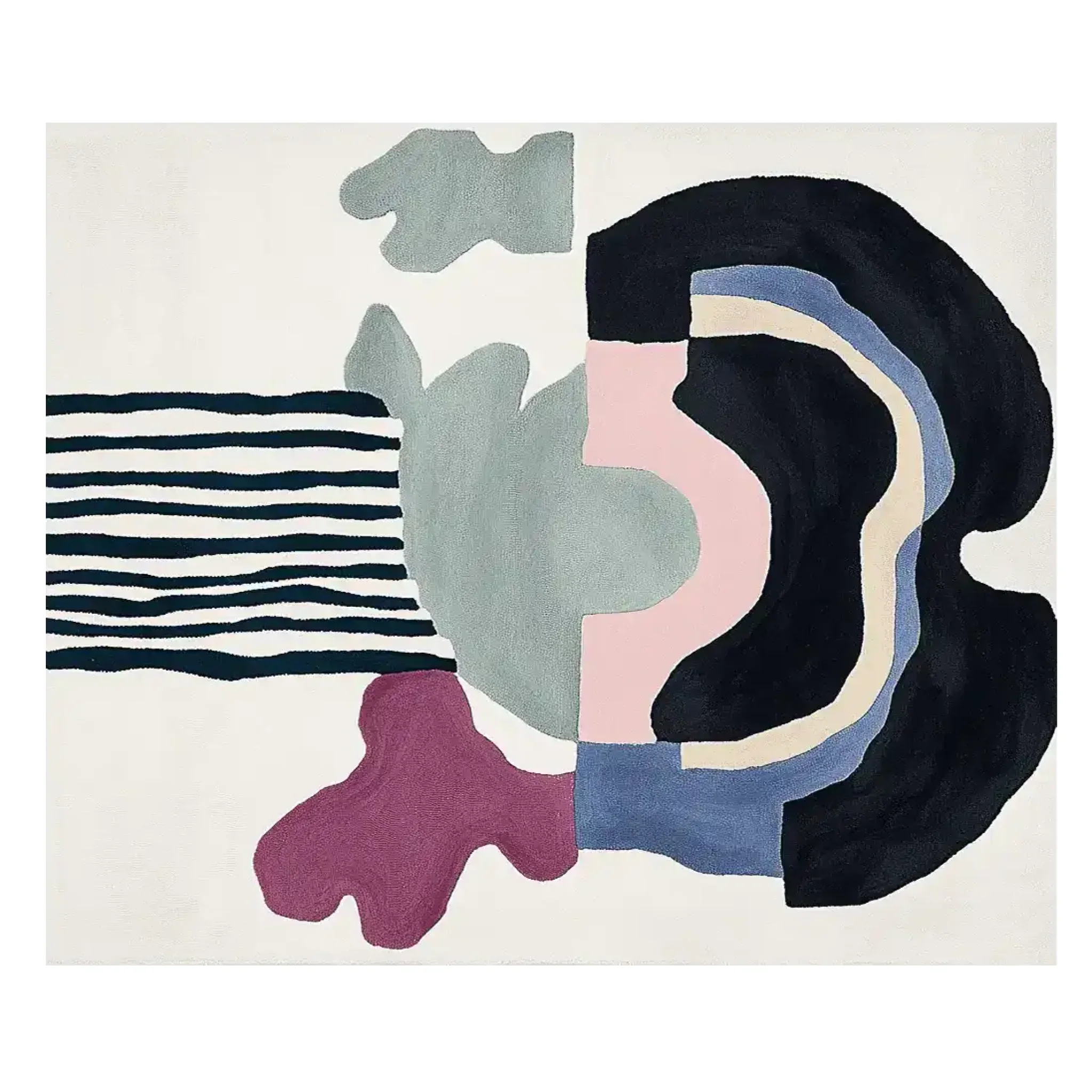 Surrealist Mind Garden Hand Tufted Rug - Image 3
