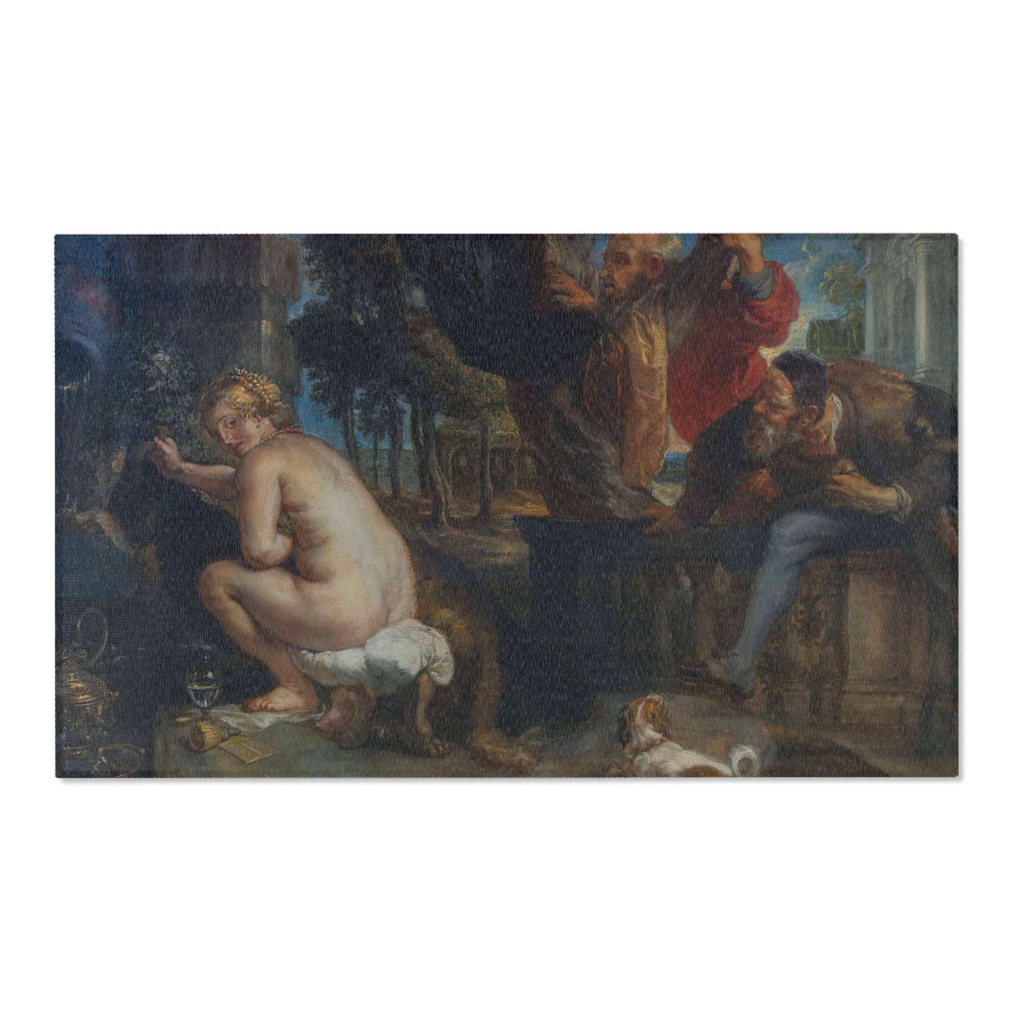 Susanna and the Elders - Peter Paul Rubens | Area Rug - Image 5