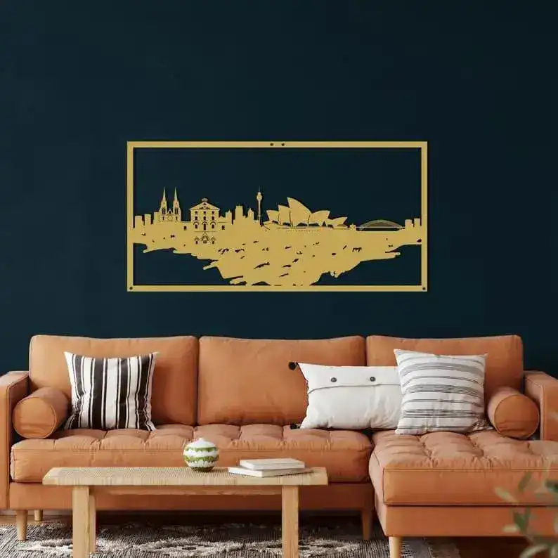 Sydney Skyline Metal Wall Art - Image 2