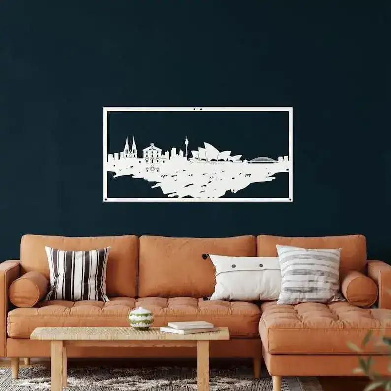 Sydney Skyline Metal Wall Art - Image 6