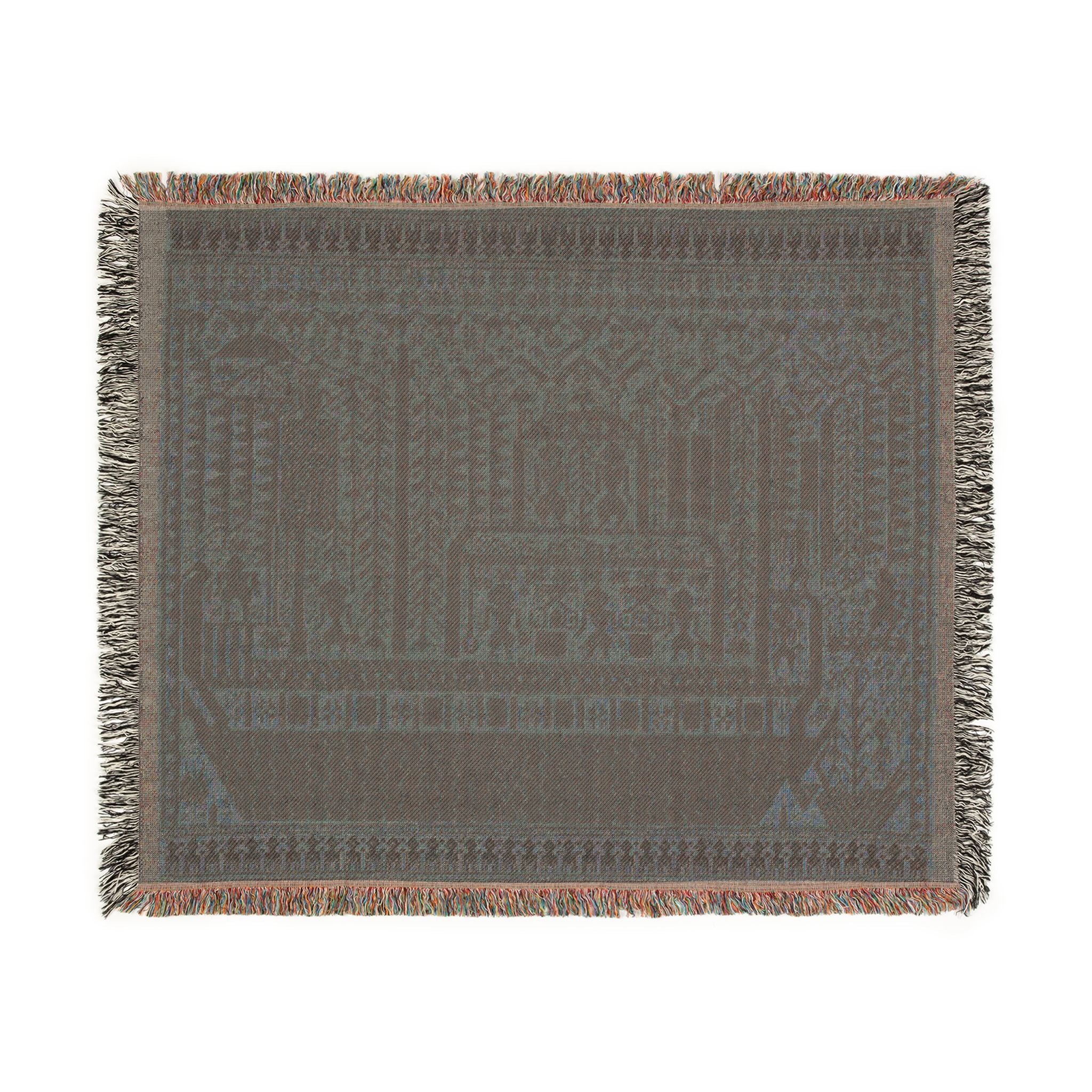 Tampan Pasisir (Ship Cloth) Woven Throw Blanket - Image 3