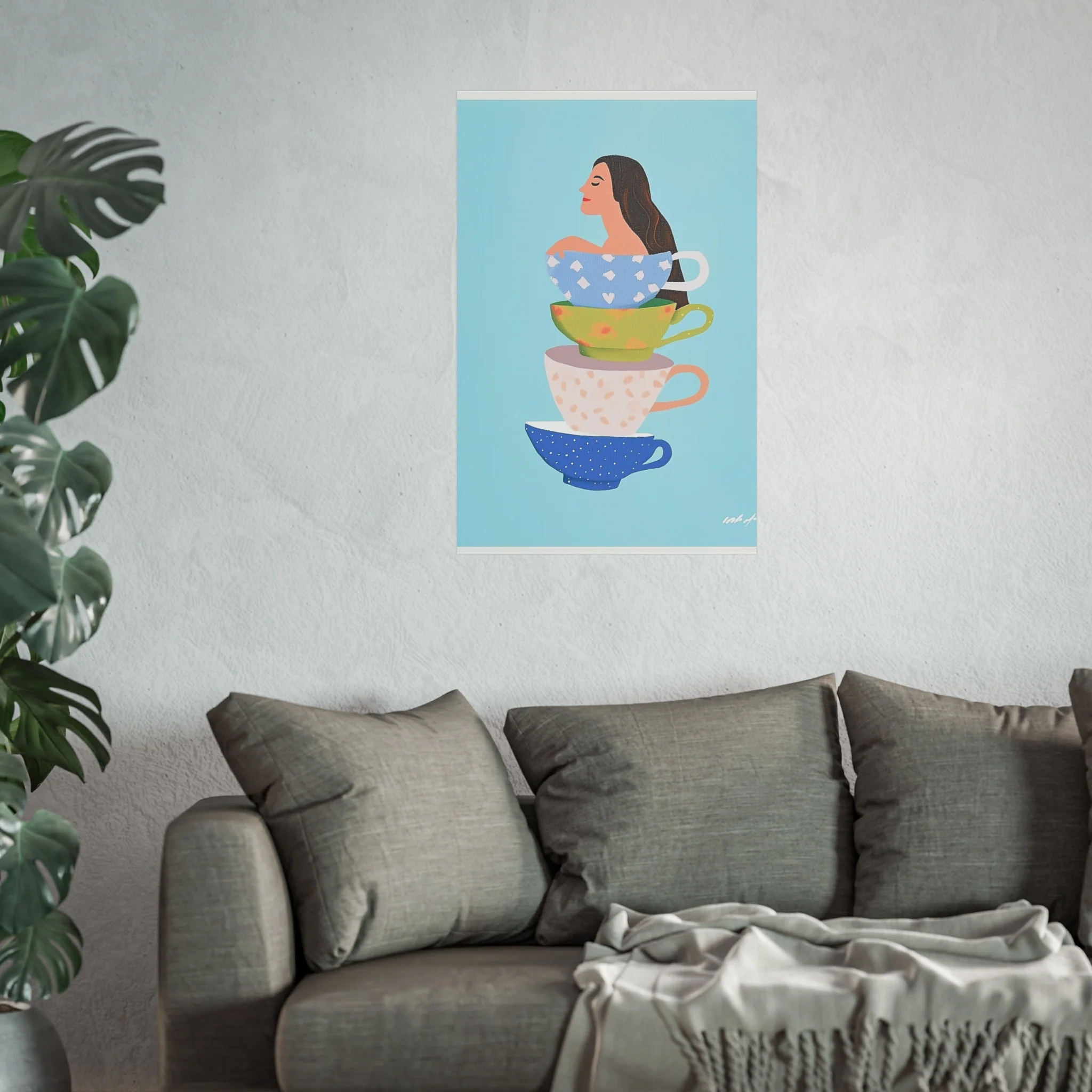 Tea Cup Daydream Fine Art Poster - Image 39