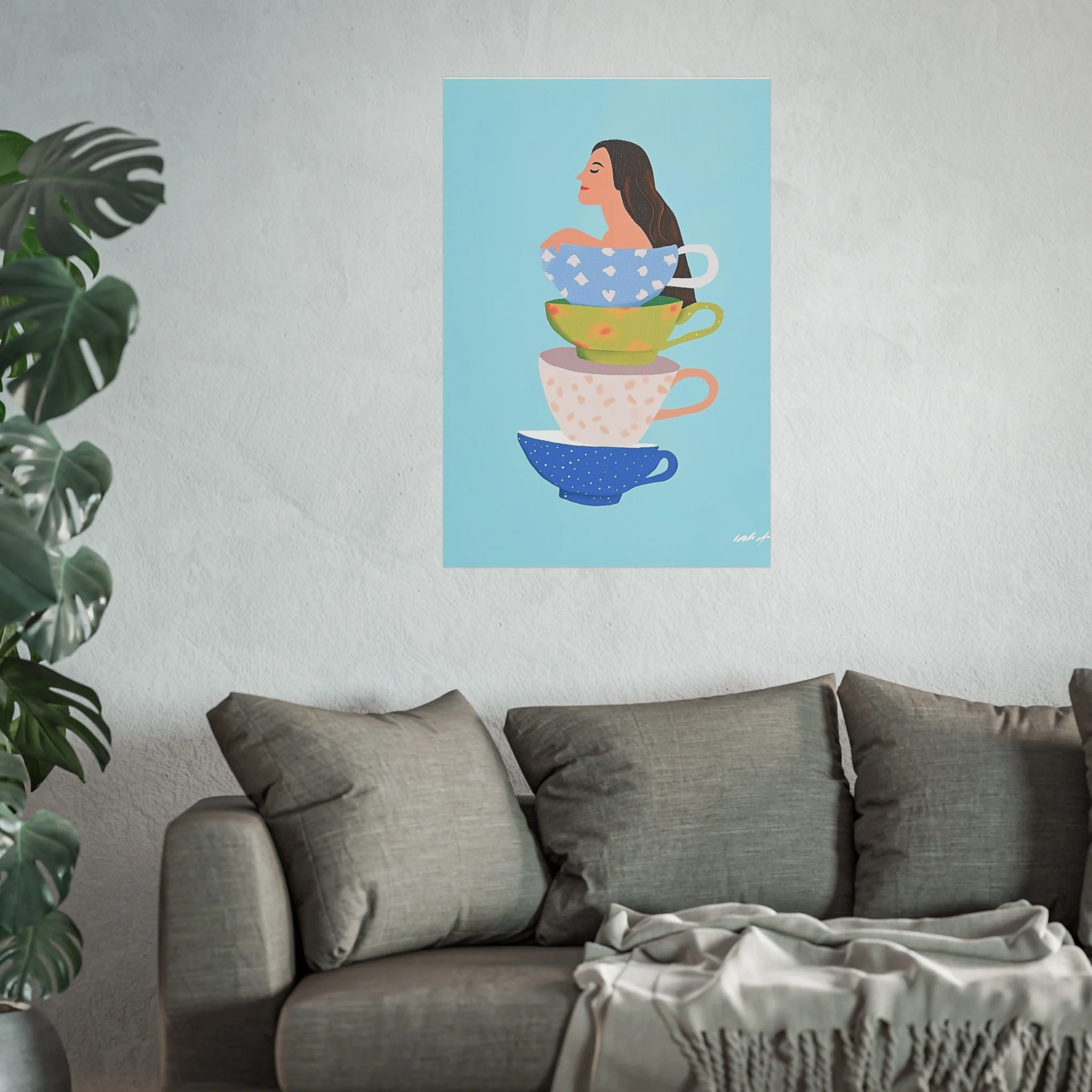 Tea Cup Daydream Fine Art Poster - Image 43