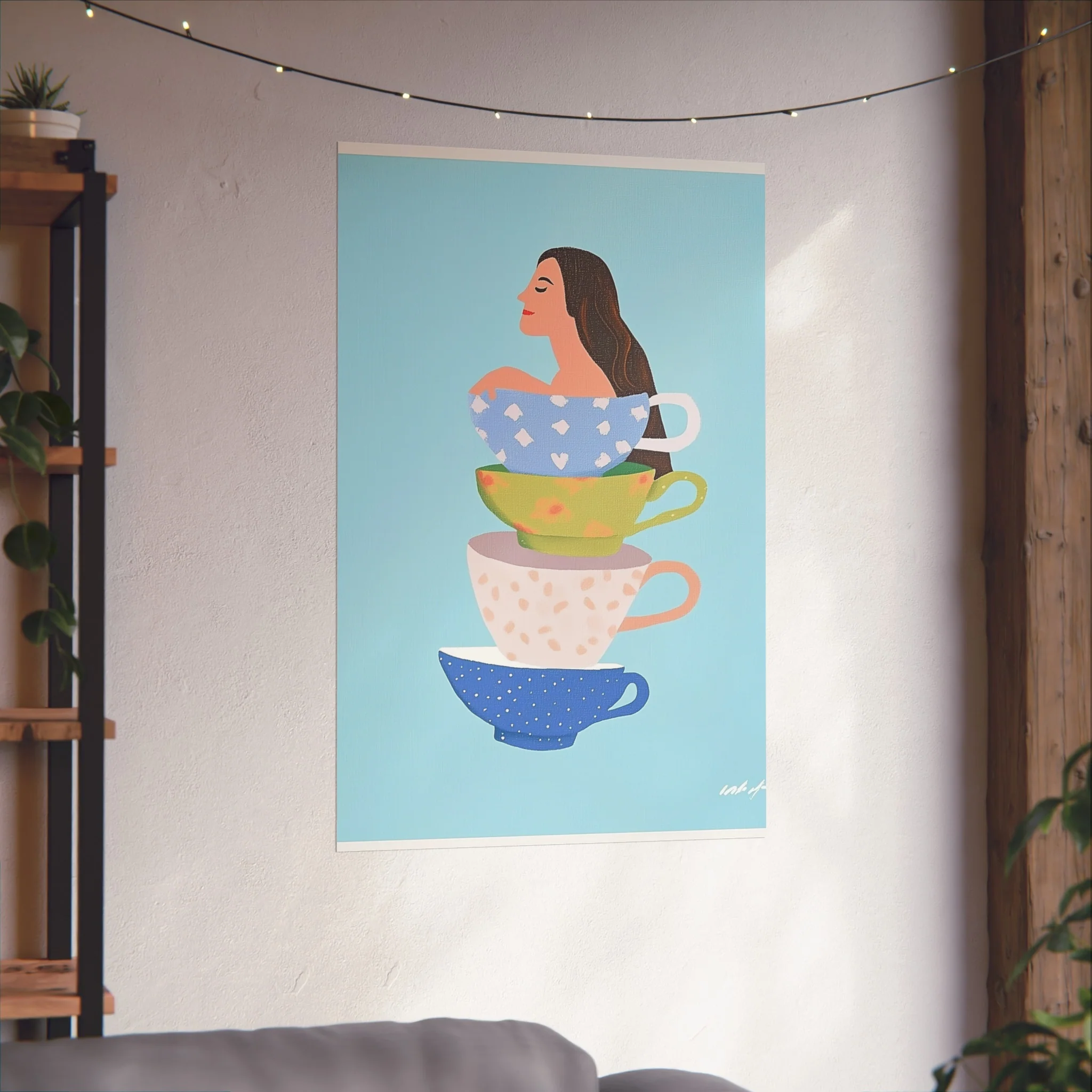 Tea Cup Daydream Fine Art Poster - Image 46