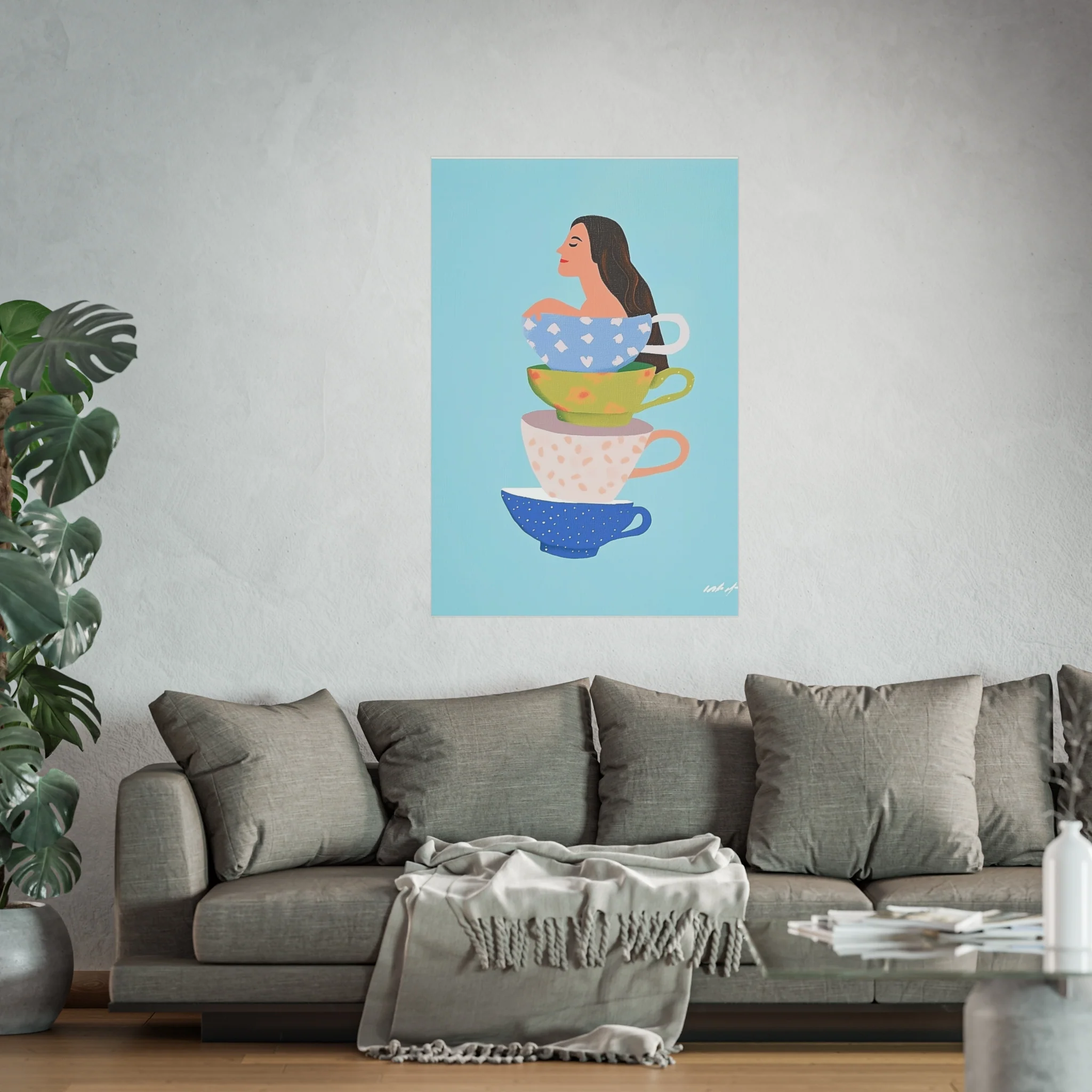 Tea Cup Daydream Fine Art Poster - Image 47