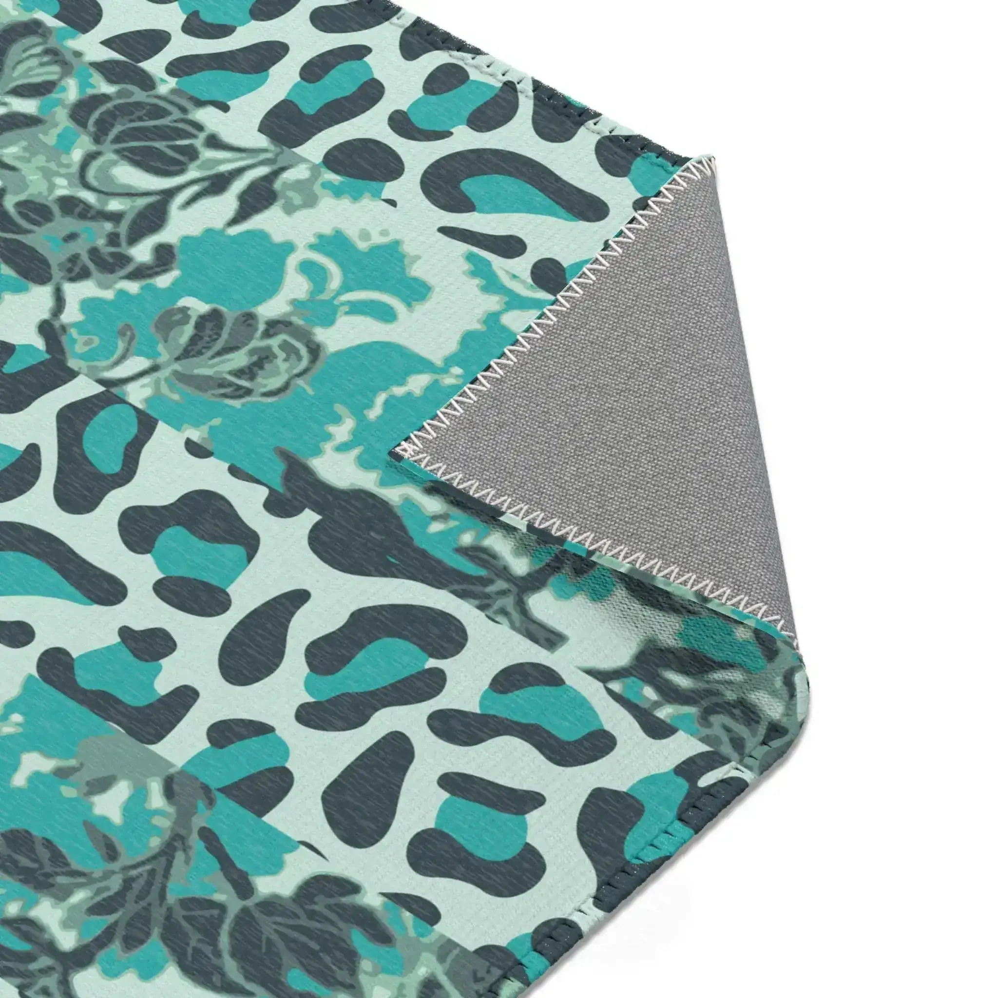 Teal Tempest Clash Accent Rug - Image 6