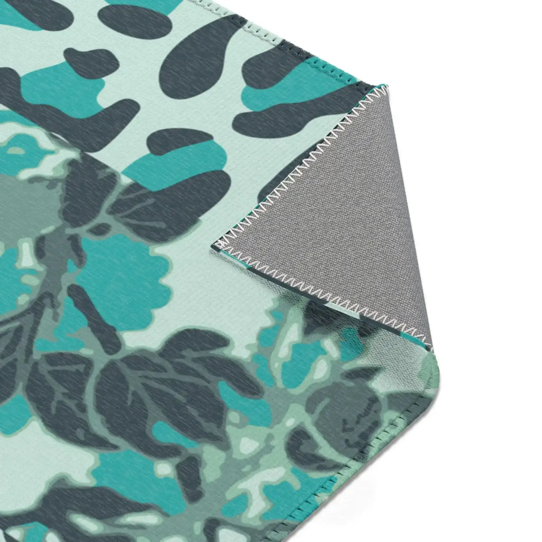 Teal Tempest Clash Accent Rug - Image 8