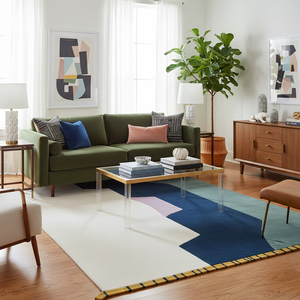 Tender Color Mood Hand Tufted Rug - Image 3