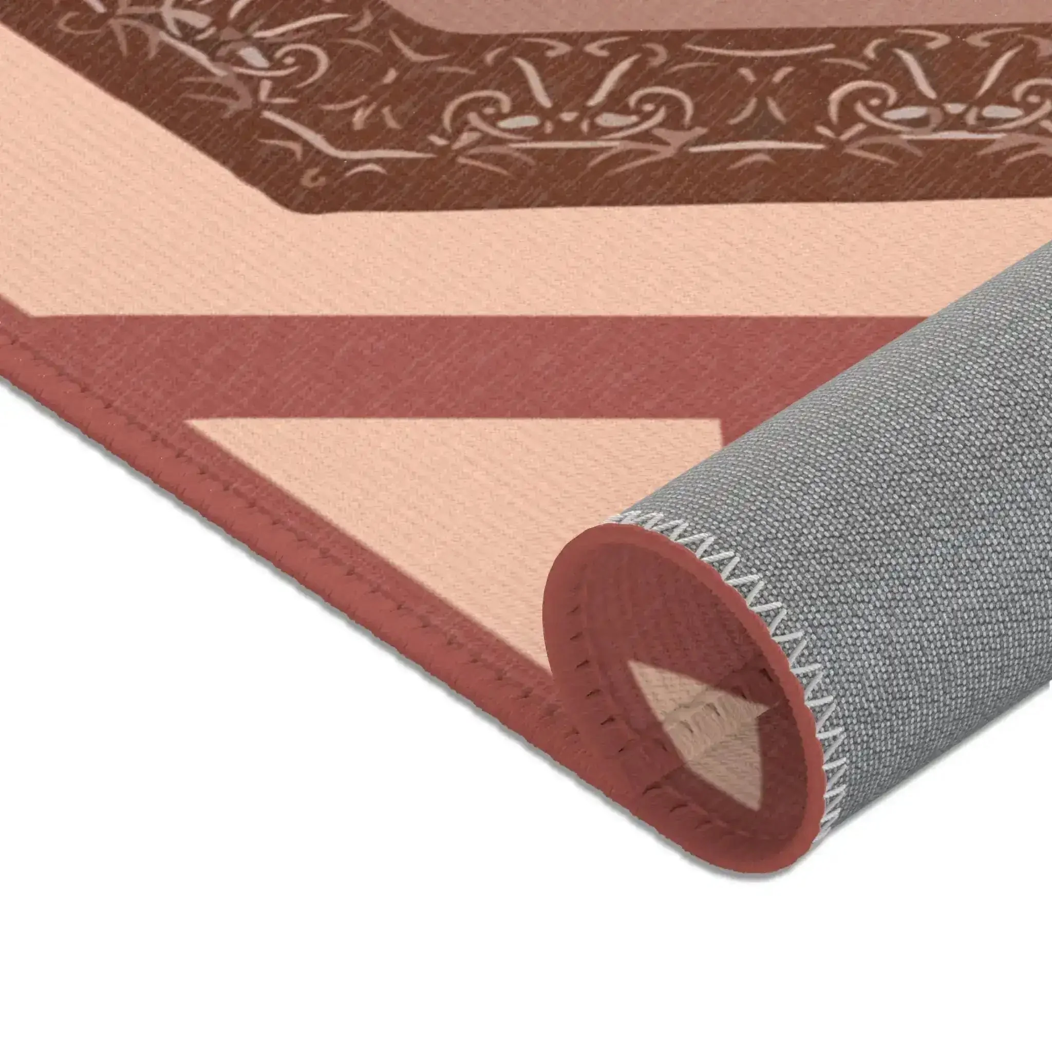 Terracotta Temple Door Accent Rug - Image 4