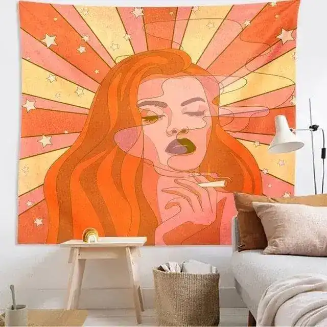 The 80s Aesthetic Colorful Tapestry - Image 5