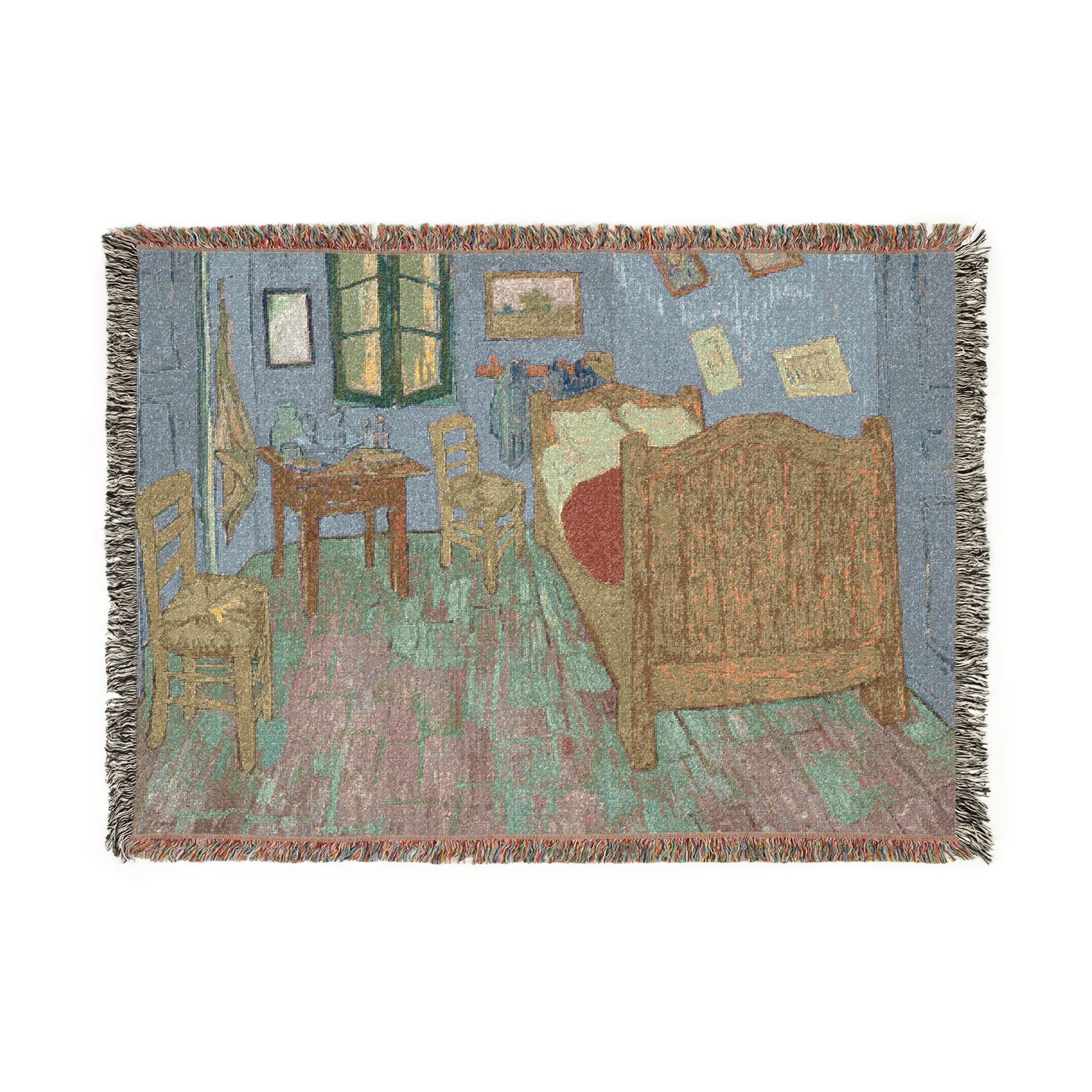 the-bedroom-vincent-van-gogh | Woven Tapestry Blanket