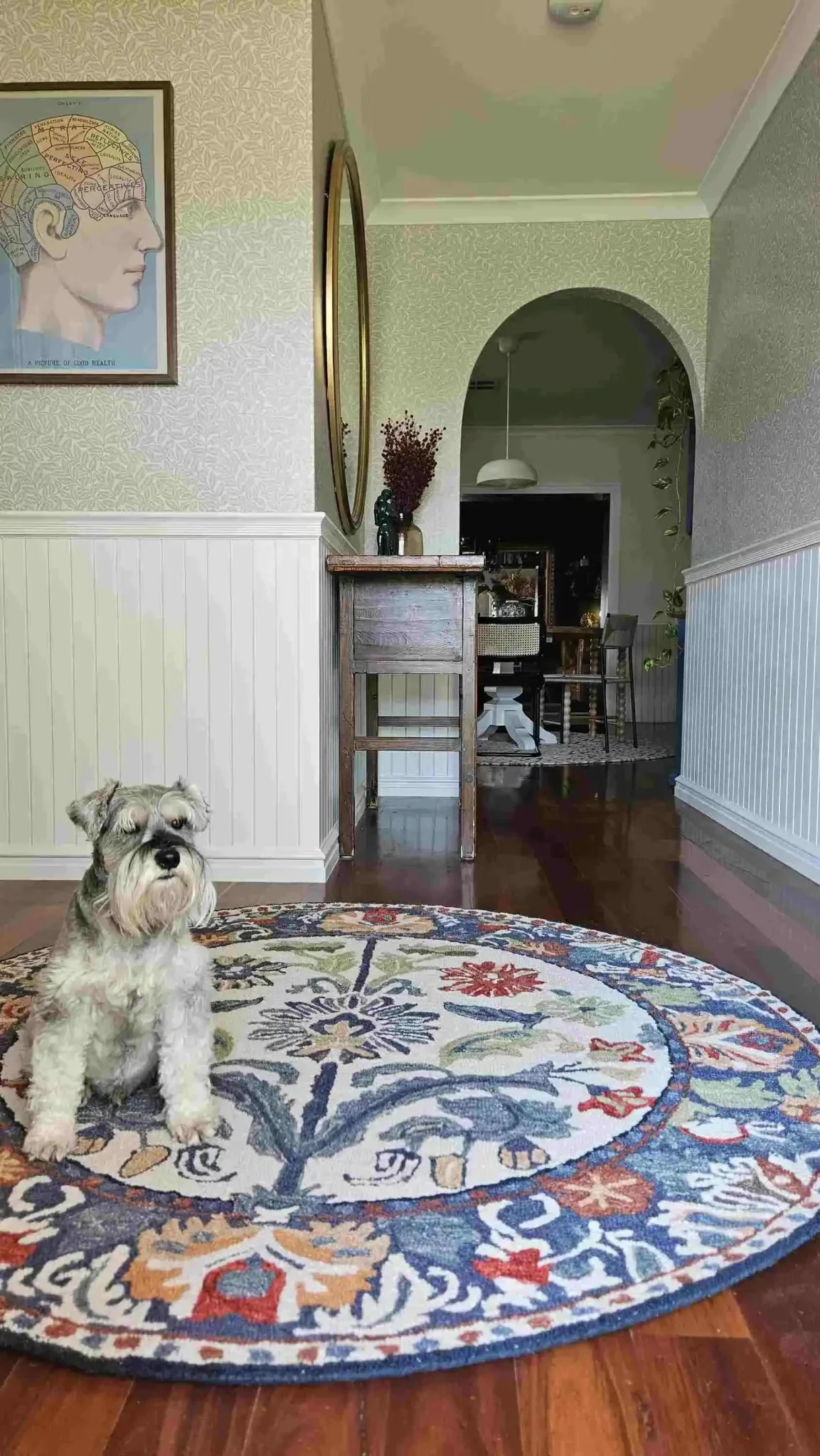 The Blossom Grace Hand Tufted Round Rug - Image 5