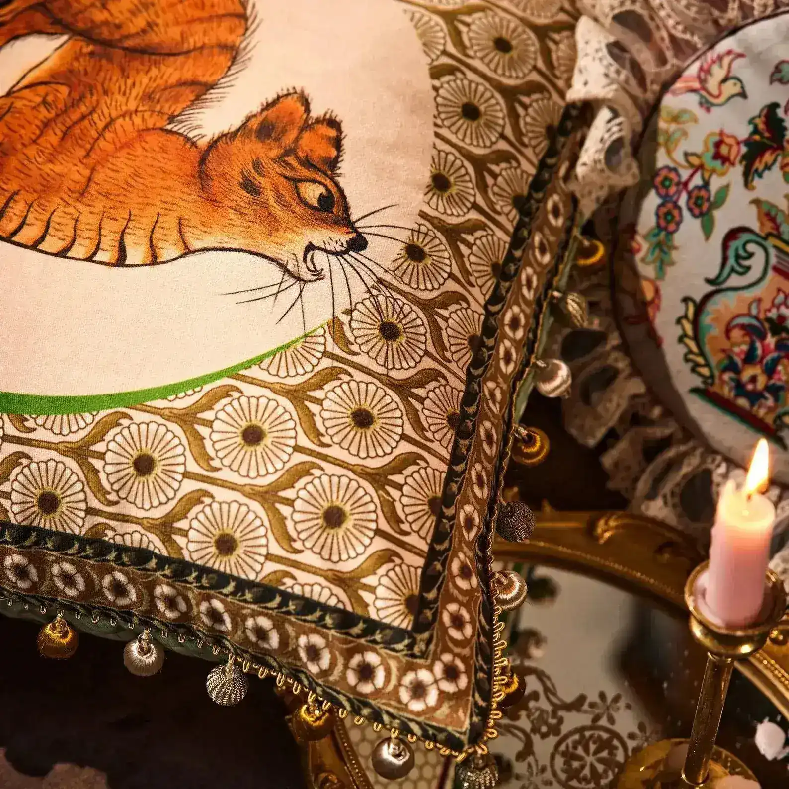 The British Museum Animal Inspired Double-Side Printed Pillow Cover - Image 3