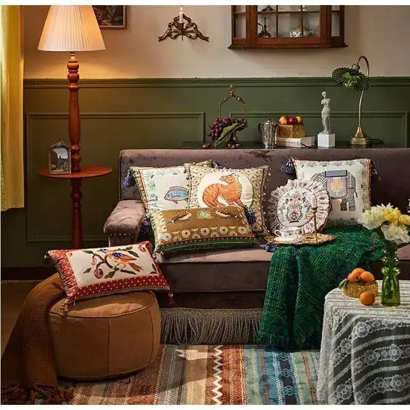 The British Museum Animal Inspired Double-Side Printed Pillow Cover - Image 4