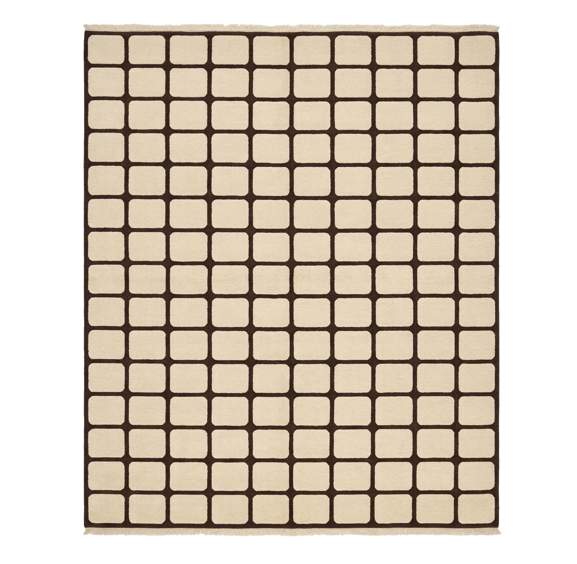 The Classic Gridwork Hand Knotted Rug