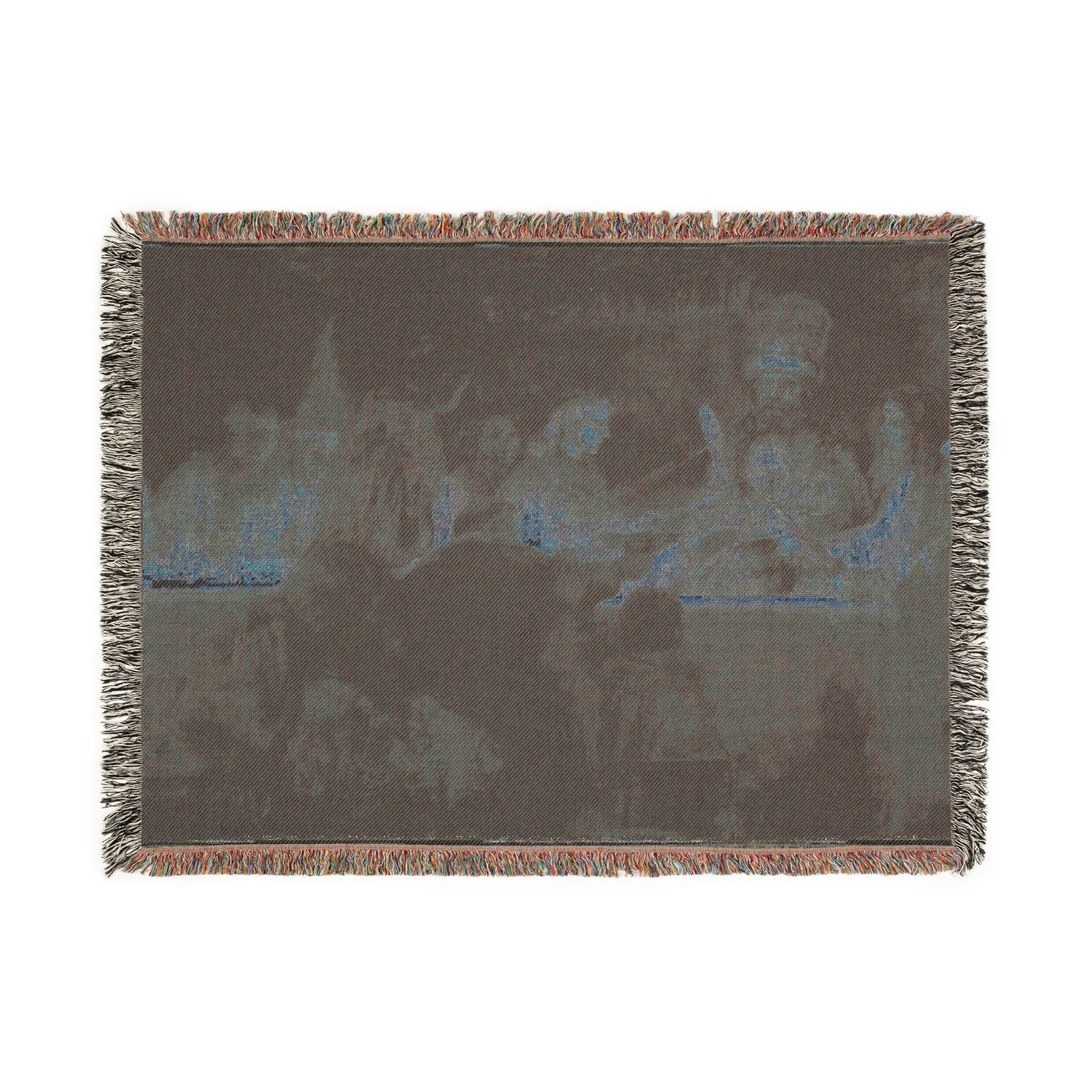 The Conspiracy of Claudius Civilis by Rembrandt van Rijn | Woven Tapestry Blanket - Image 12