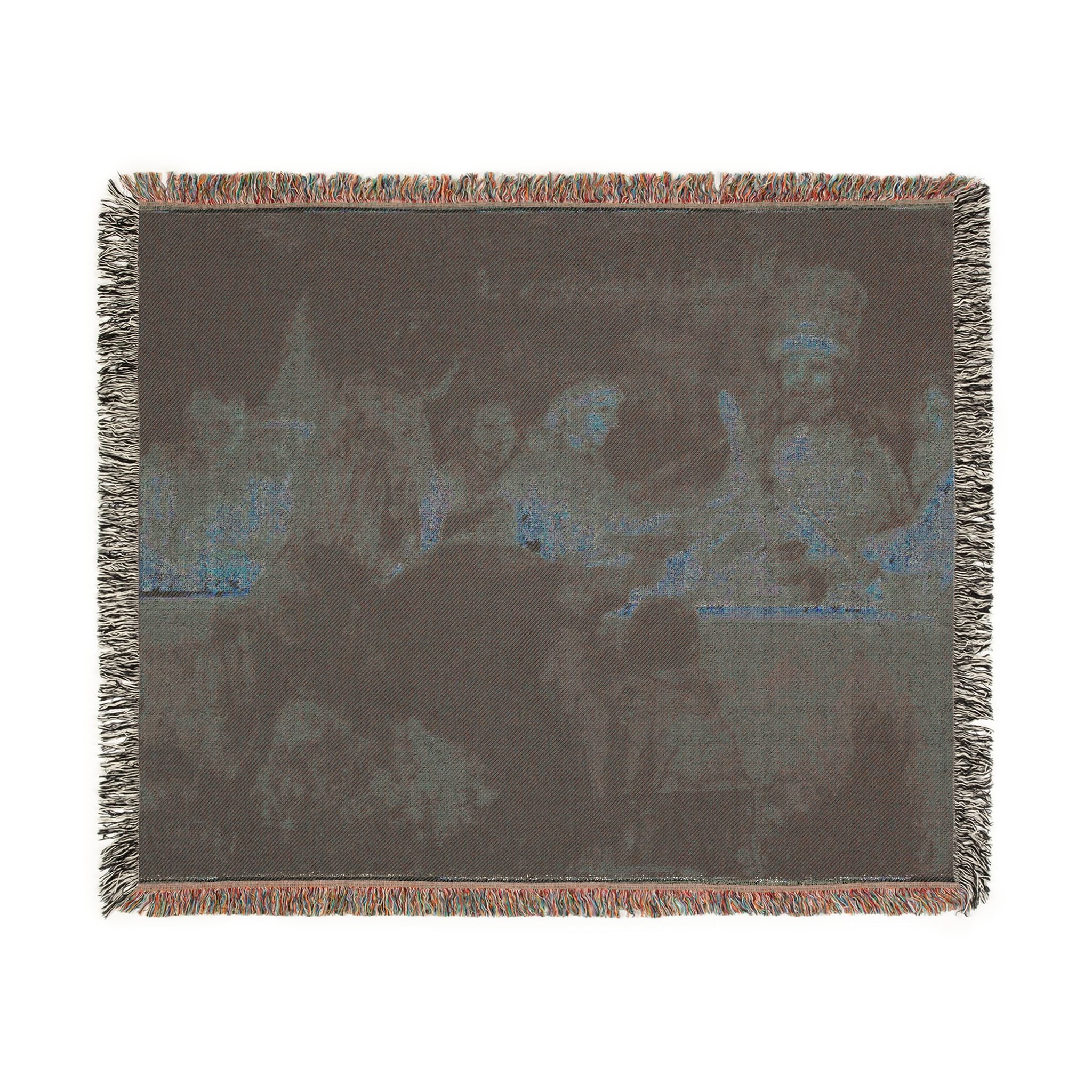 The Conspiracy of Claudius Civilis by Rembrandt van Rijn | Woven Tapestry Blanket - Image 8