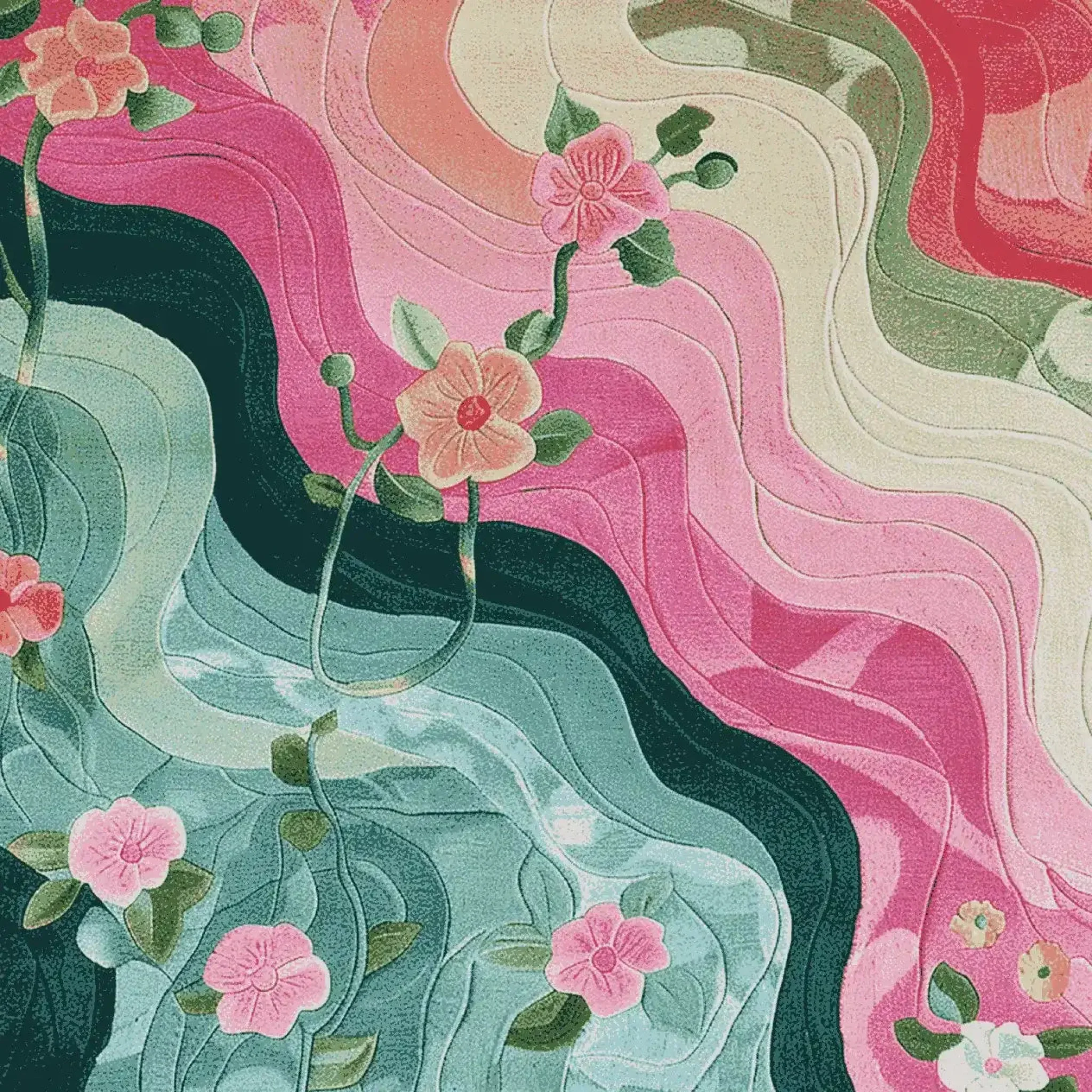The Florist's Dream Hand Tufted Rug - Image 5