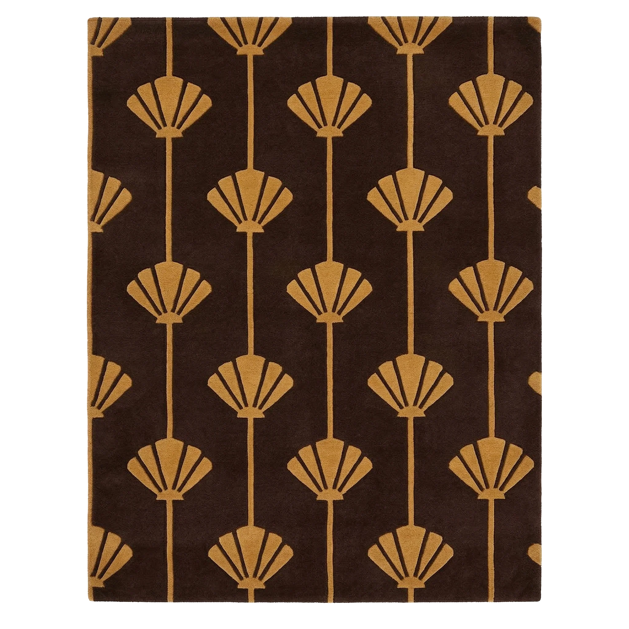 The Gilded Fan Hand Tufted Rug
