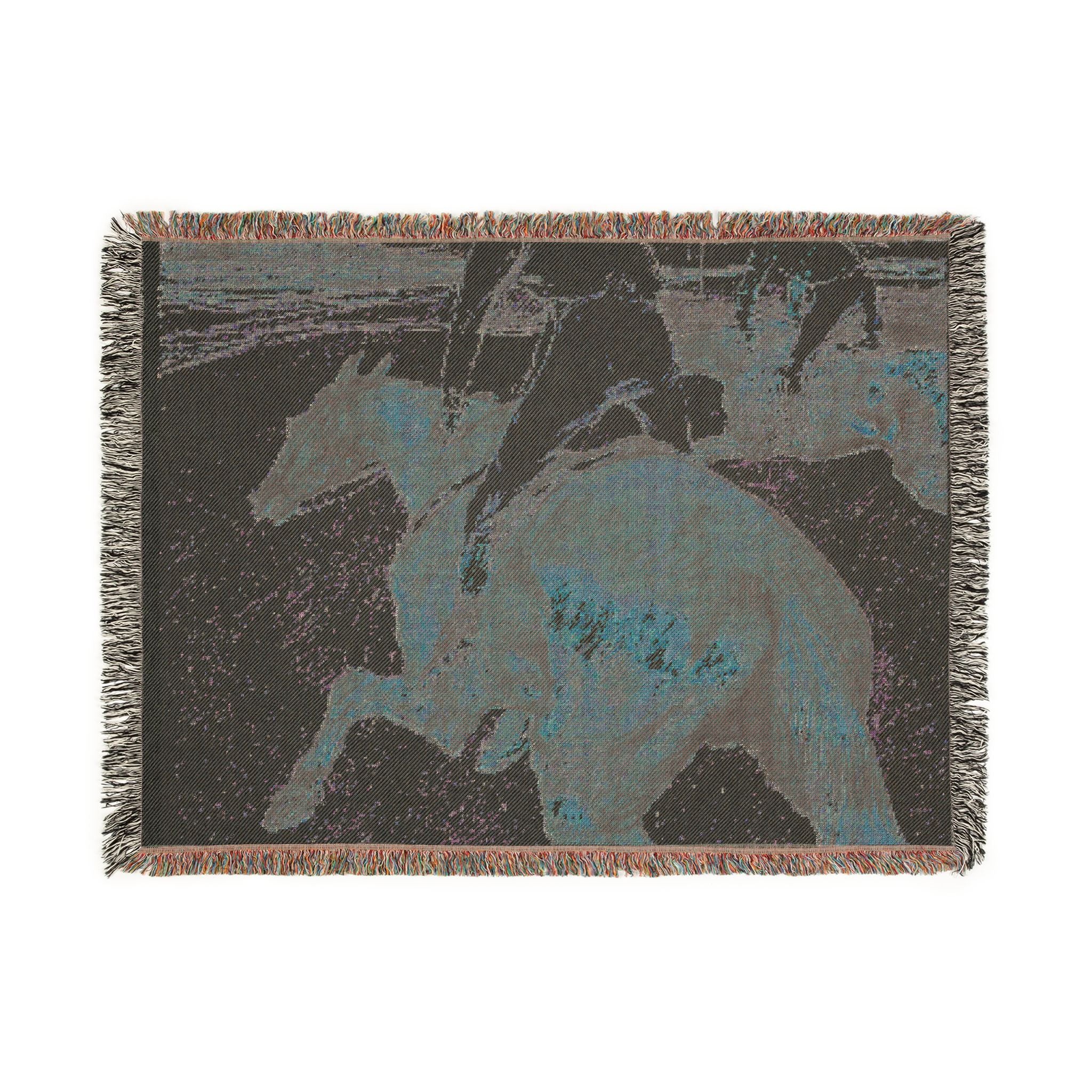 the-jockey-toulouse-lautrec | Woven Tapestry Blanket - Image 12