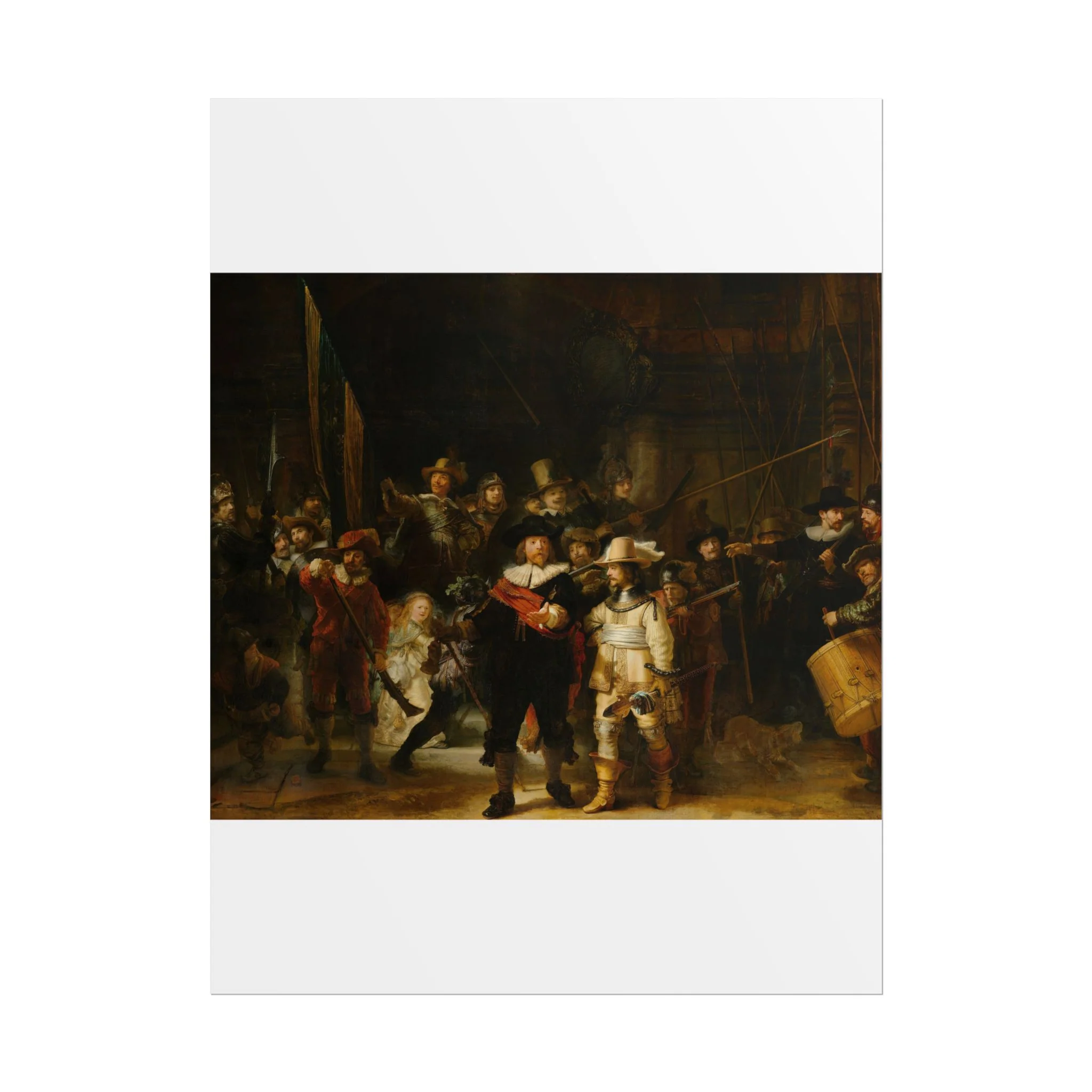 The Night Watch by Rembrandt — Fine Art Poster - Image 25