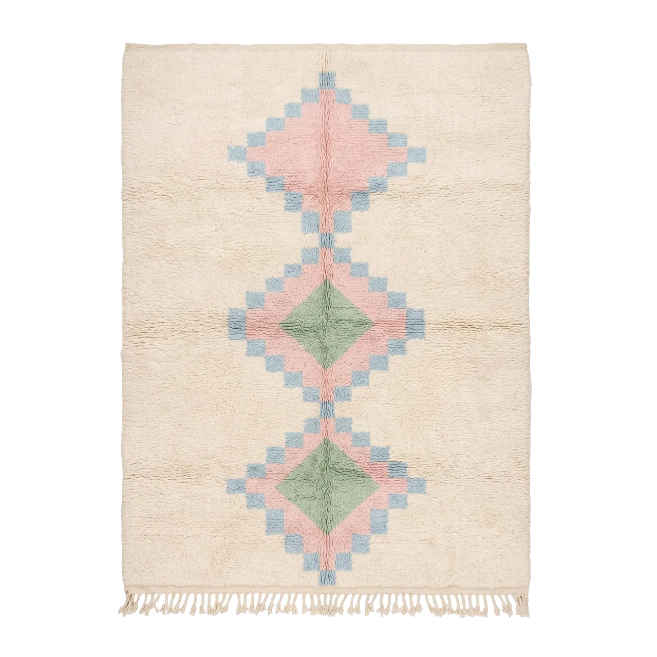 The Painted Diamonds Moroccan Rug