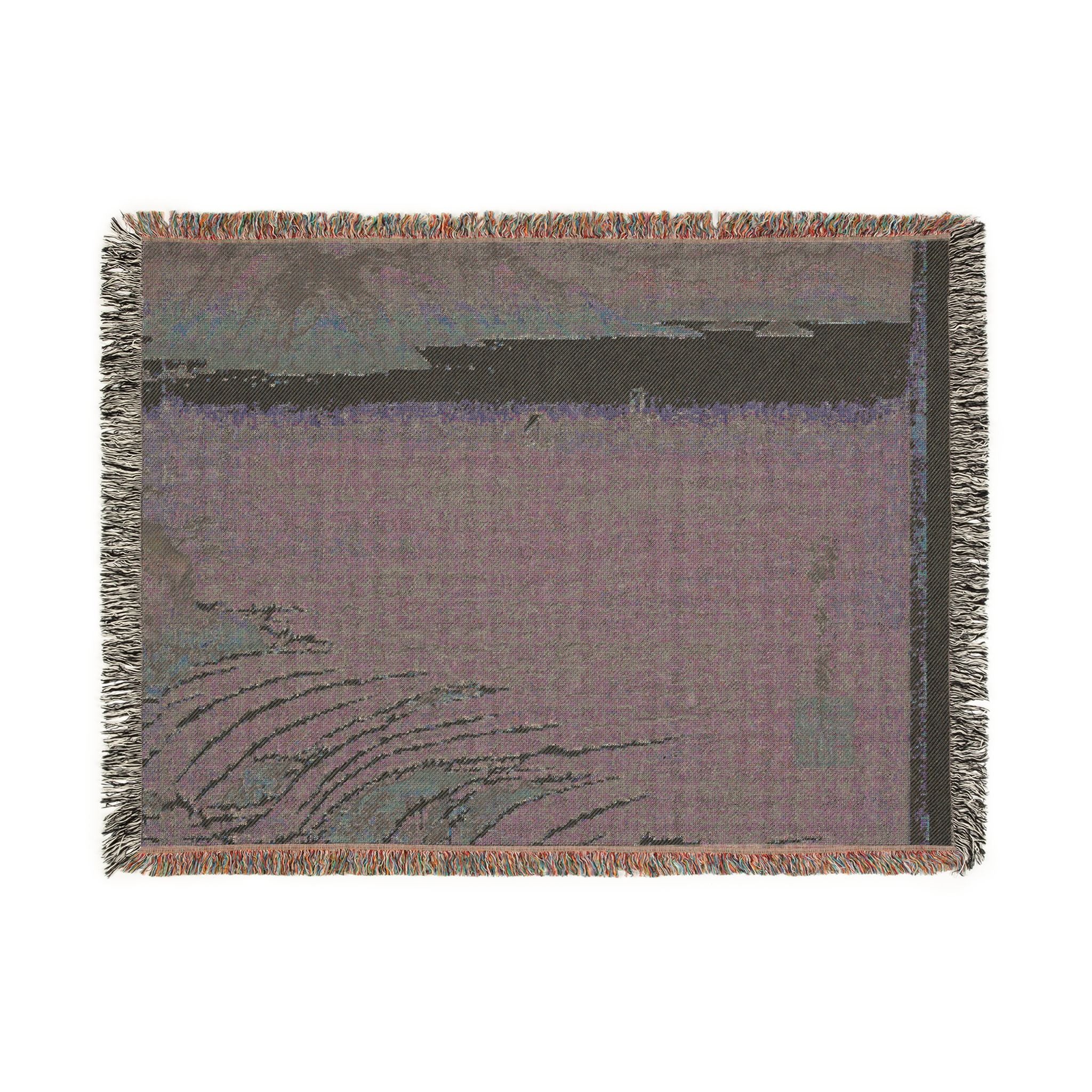 the-whirlpools-of-awa-utagawa-hiroshige | Woven Tapestry Blanket - Image 12