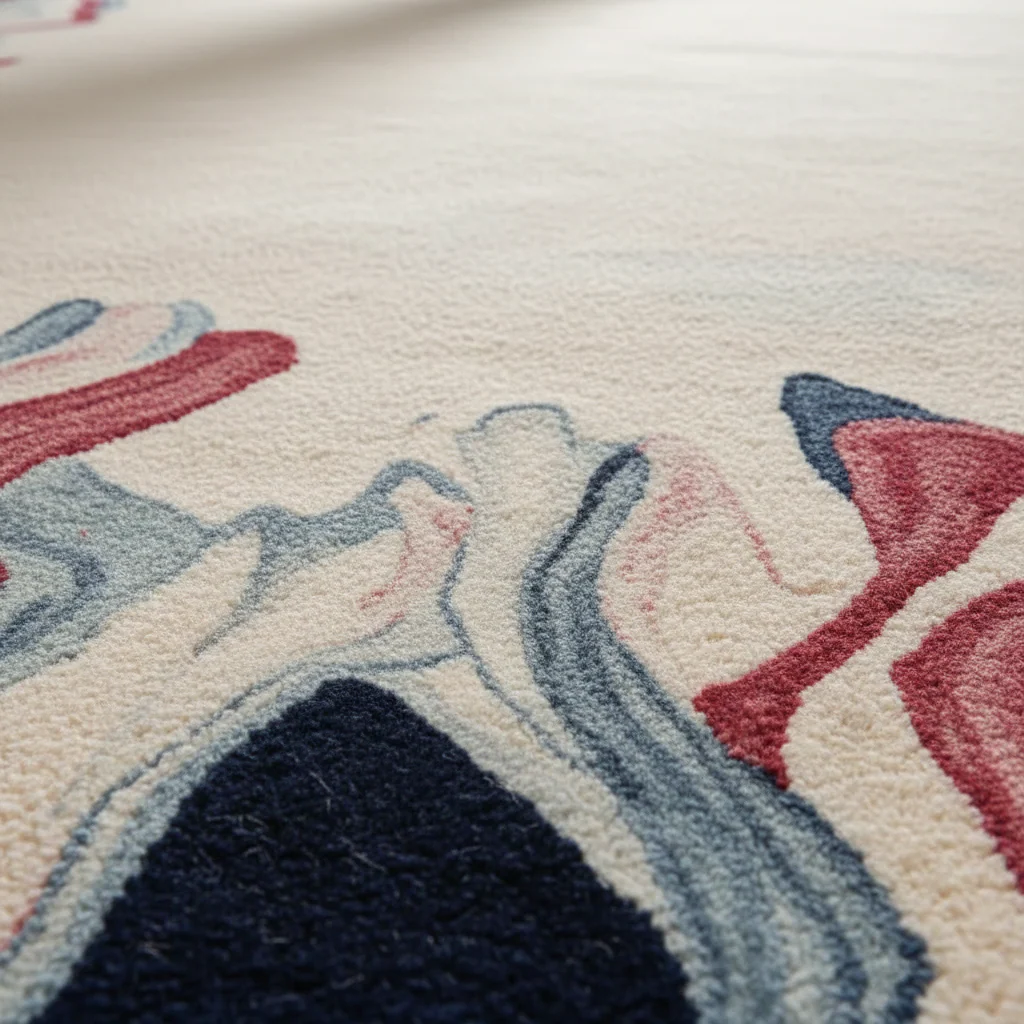 Tidal Flow Frame Hand Tufted Rug - Image 3