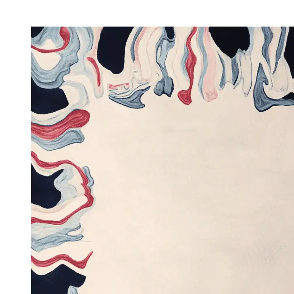 Tidal Flow Frame Hand Tufted Rug - Image 5