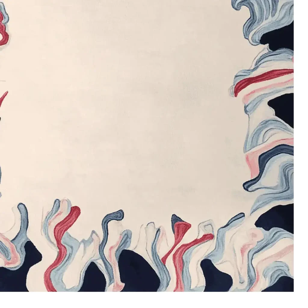 Tidal Flow Frame Hand Tufted Rug - Image 6