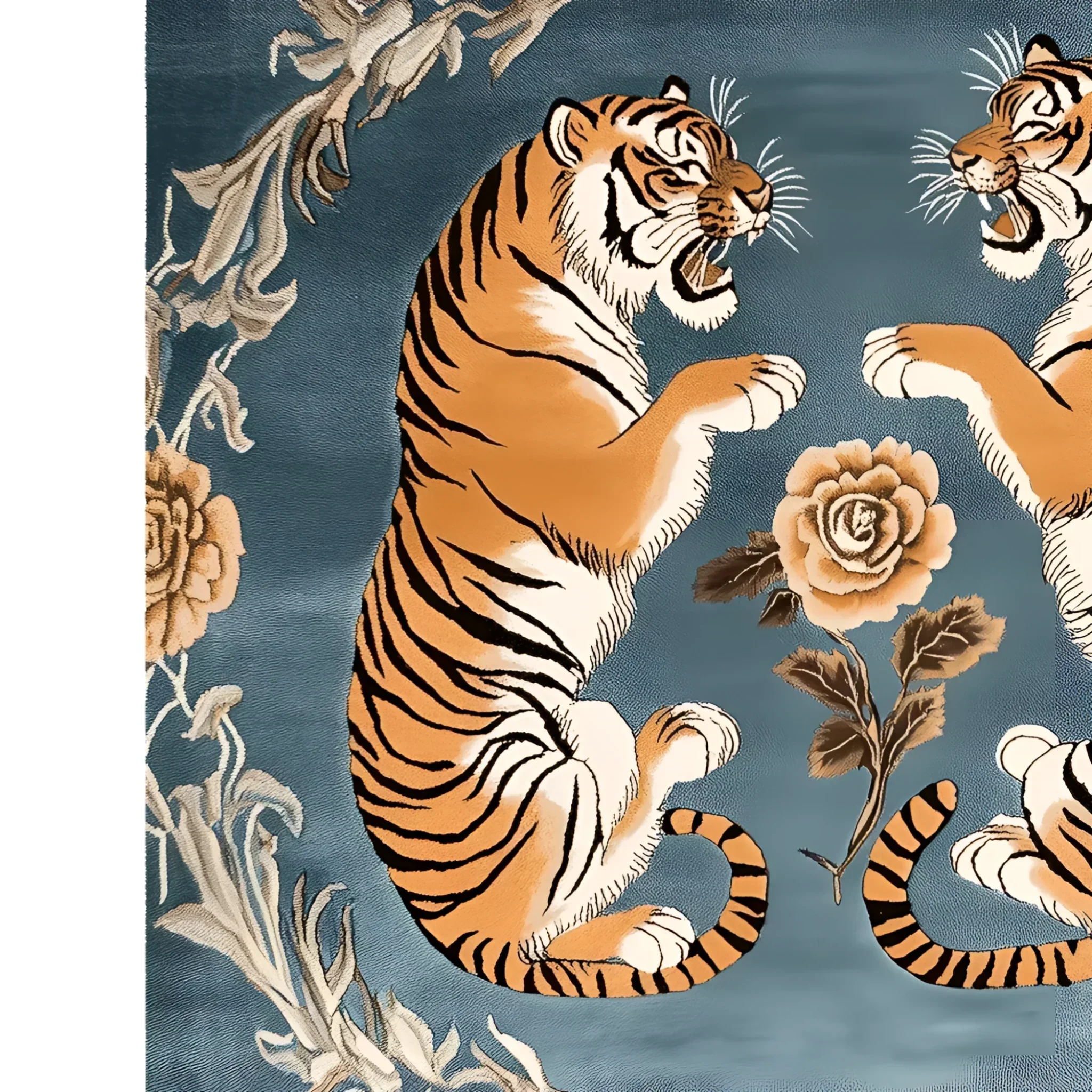 Tiger's Grace Hand Tufted Rug - Image 4