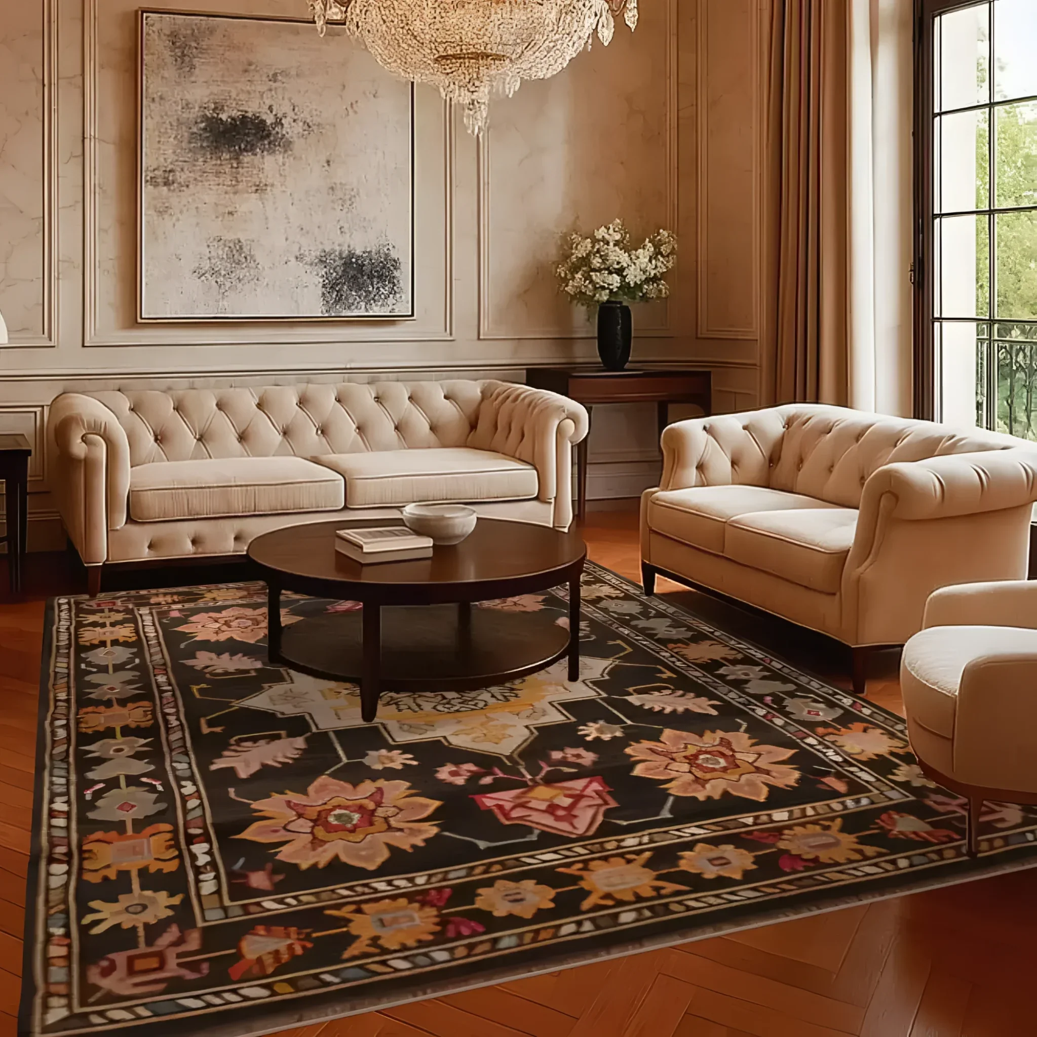 Timeless Medallion Hand Knotted Area Rug - Image 2