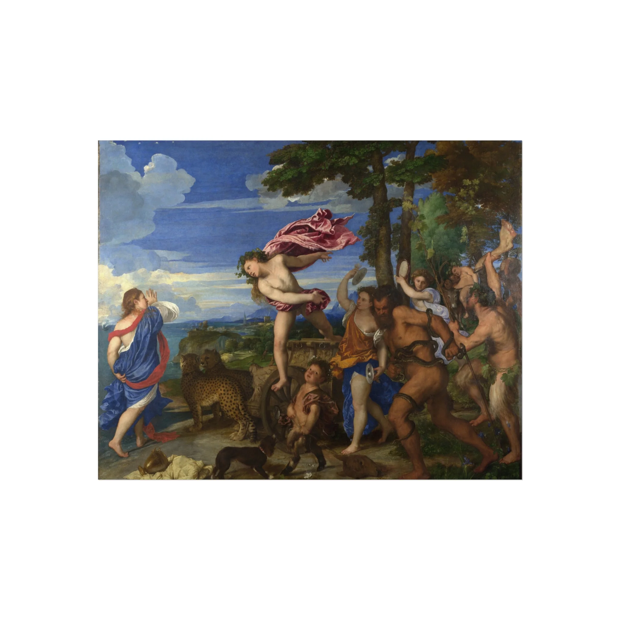 Titian Bacchus and Ariadne | Fine Art Poster - Image 2