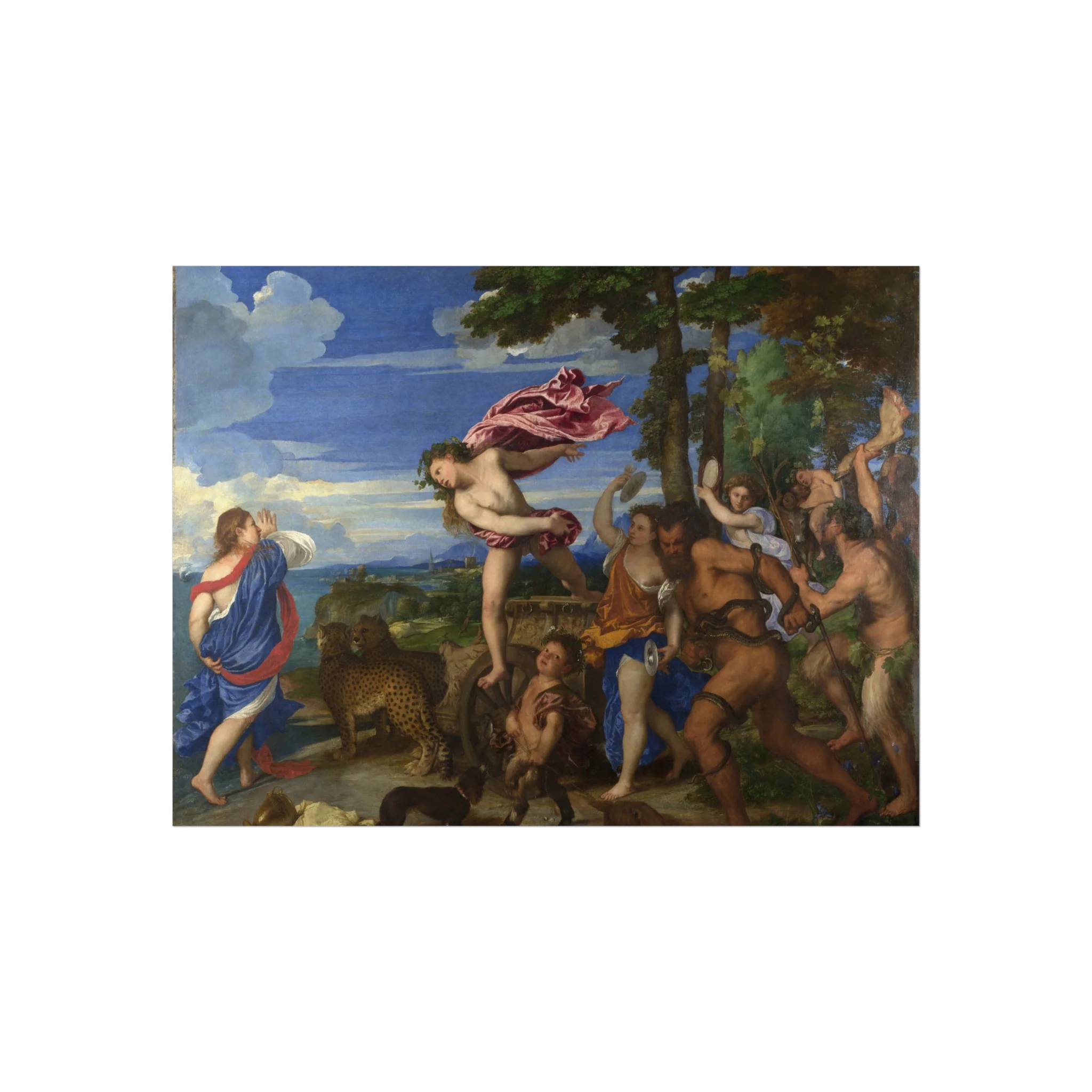 Titian Bacchus and Ariadne | Fine Art Poster - Image 3