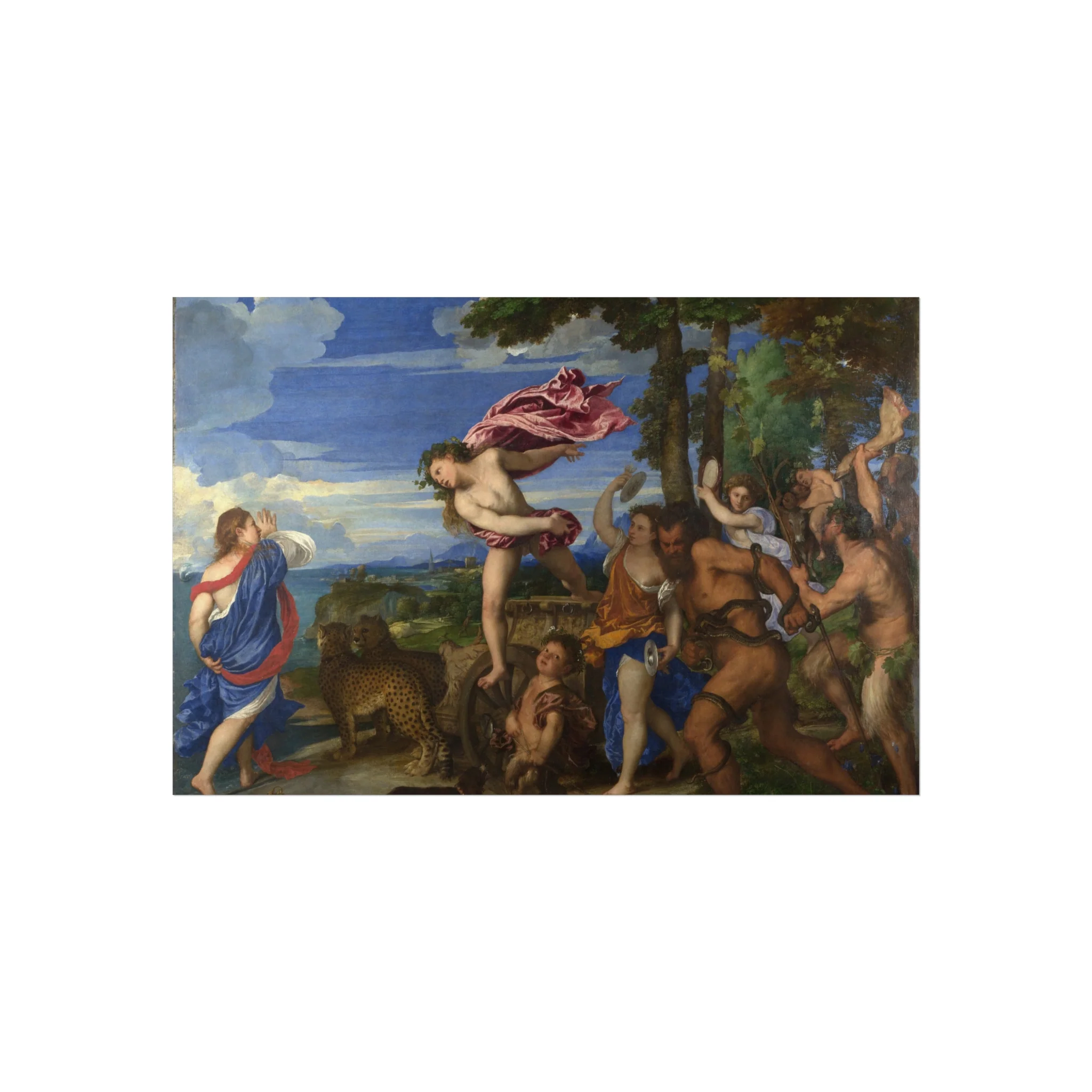 Titian Bacchus and Ariadne | Fine Art Poster - Image 4
