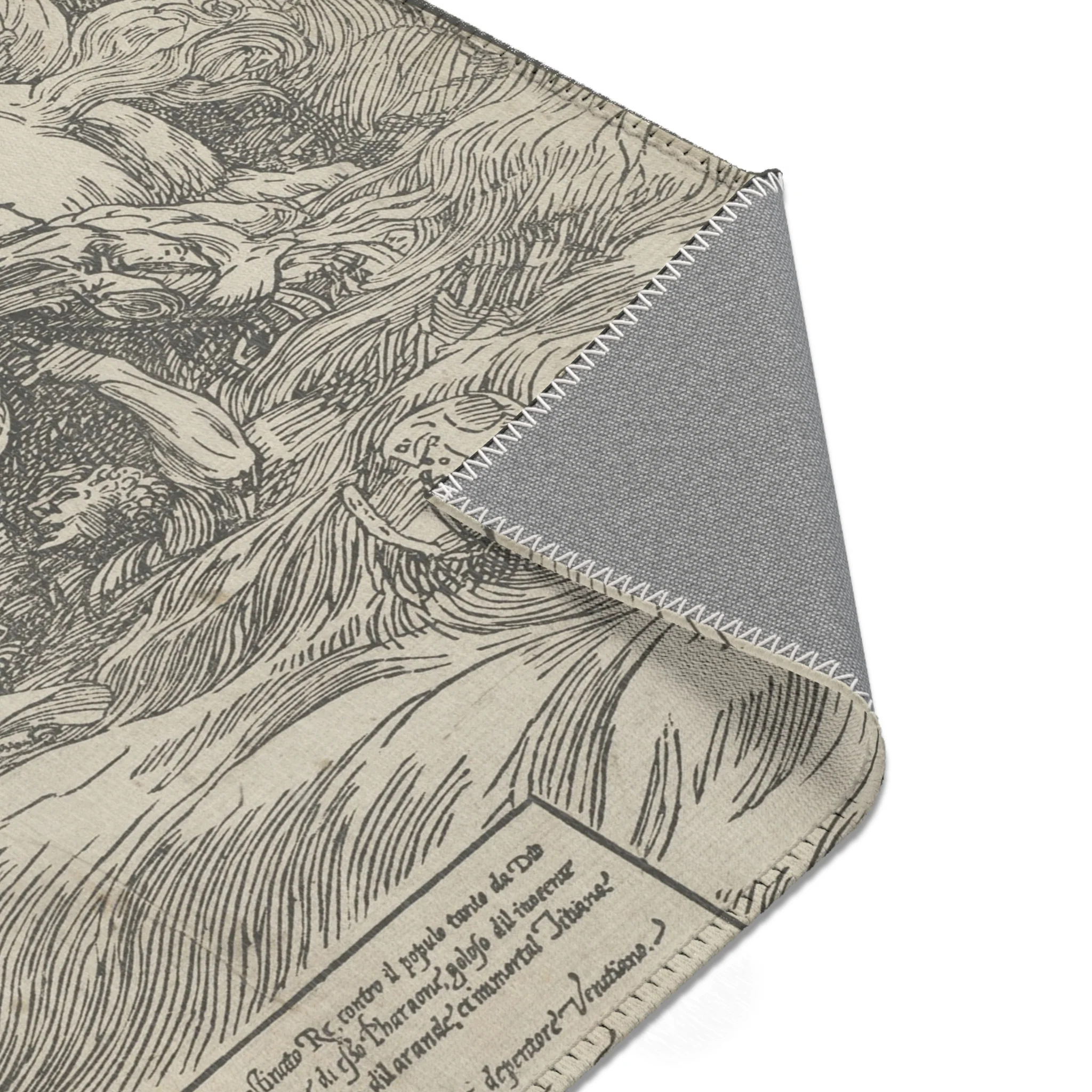 Titian - The Submersion of Pharaoh's Army in the Red Sea | Area Rug - Image 13