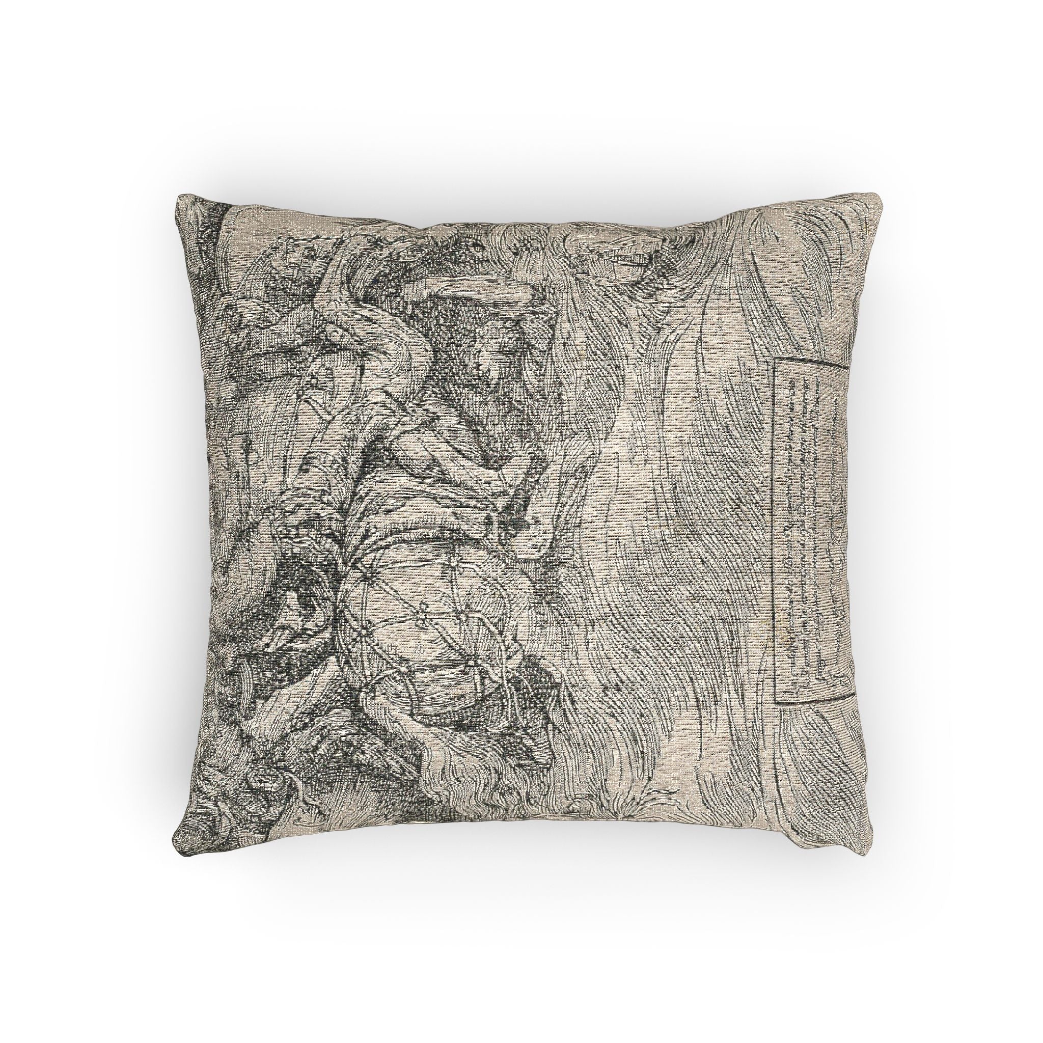 Titian - The Submersion of Pharaoh's Army in the Red Sea | Woven Pillow - Image 4