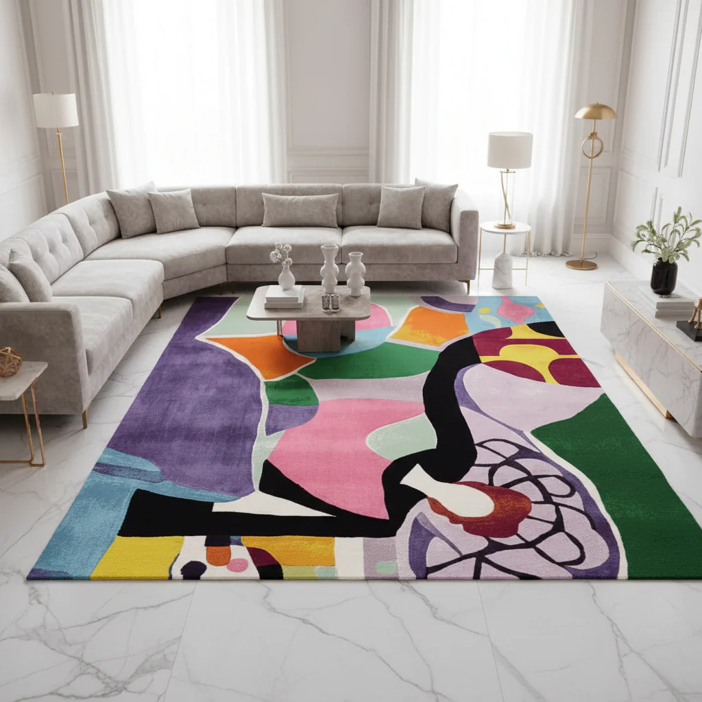 Too Bright To Tame Hand Tufted Rug - Image 3