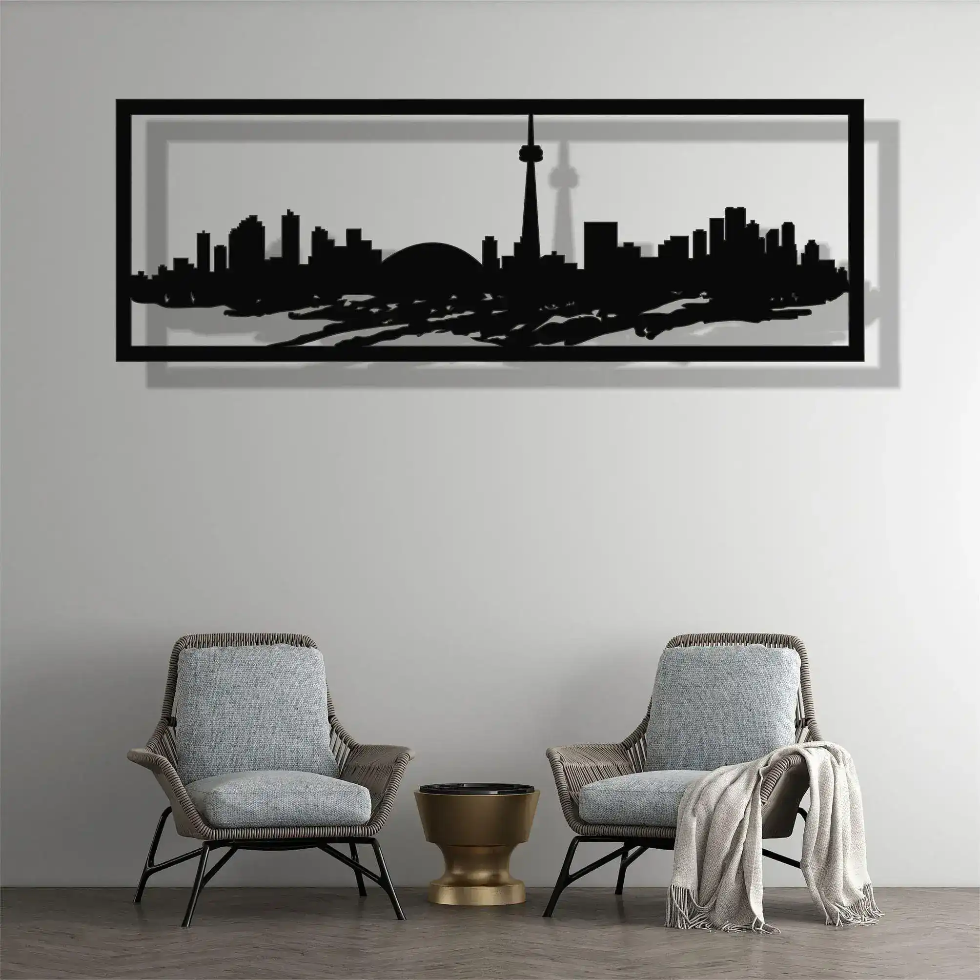 Toronto Skyline Metal Wall Art - Image 3