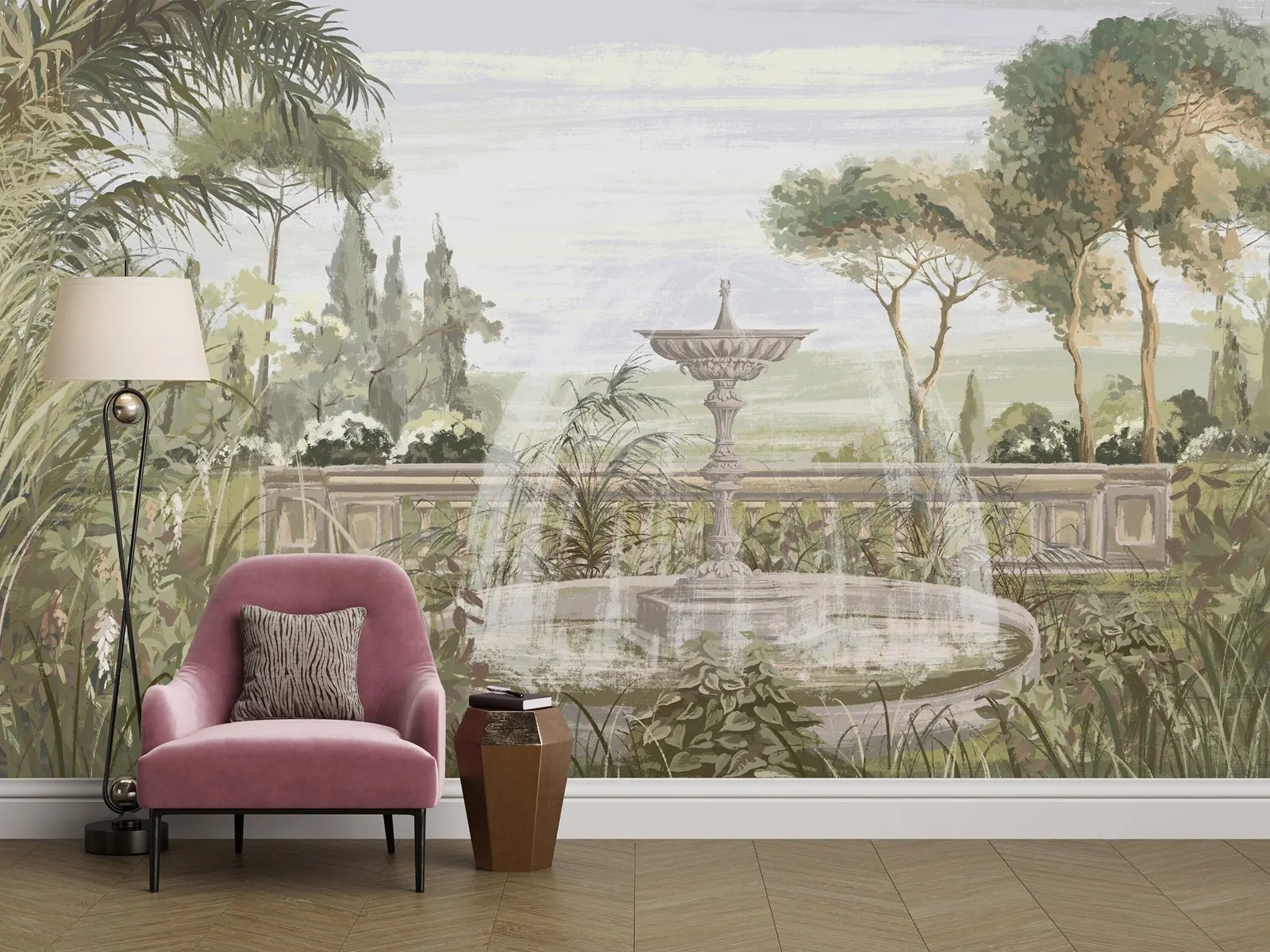 Toscana Garden Mural - Image 5