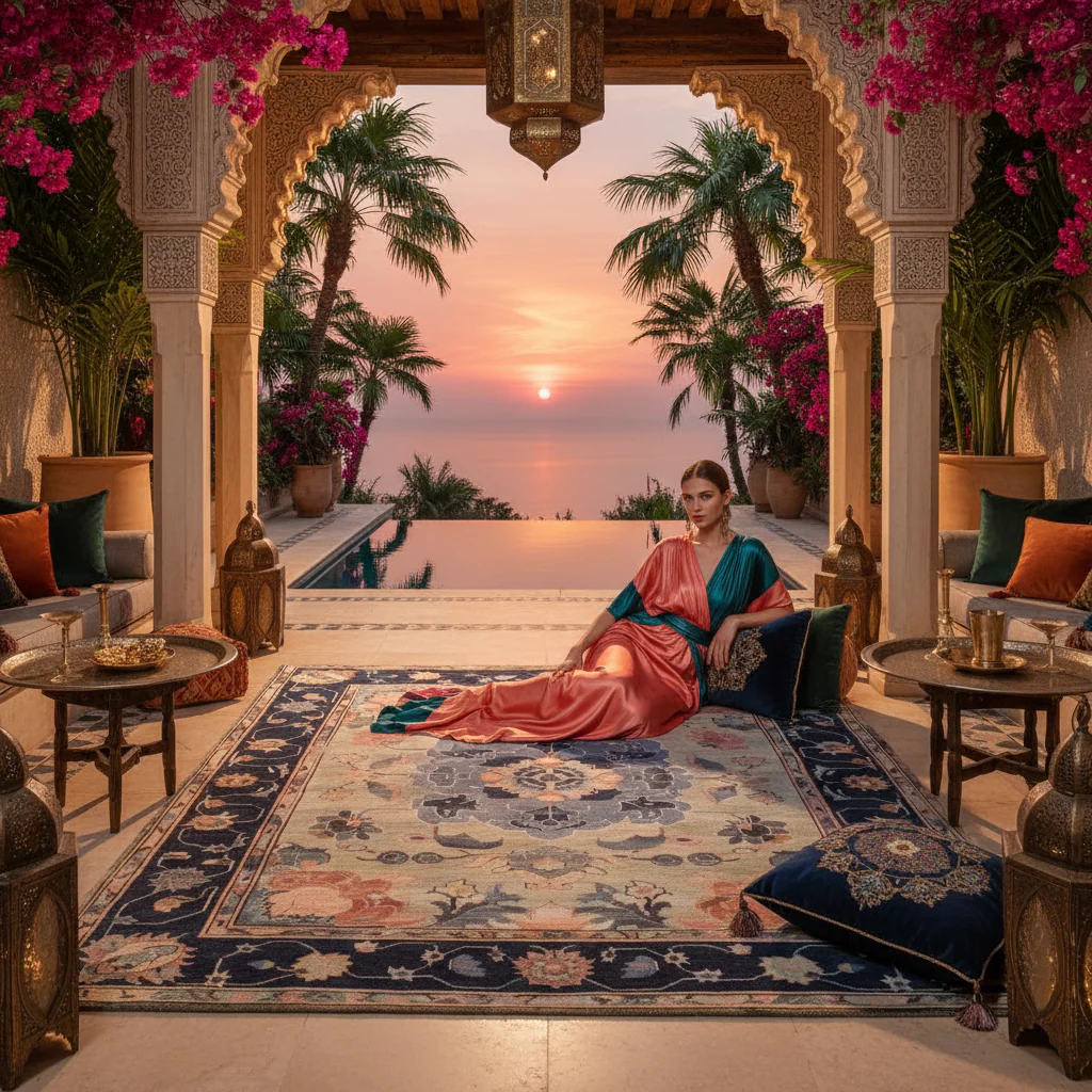 Tranquil Tapestry Hand Tufted Rug - Image 2
