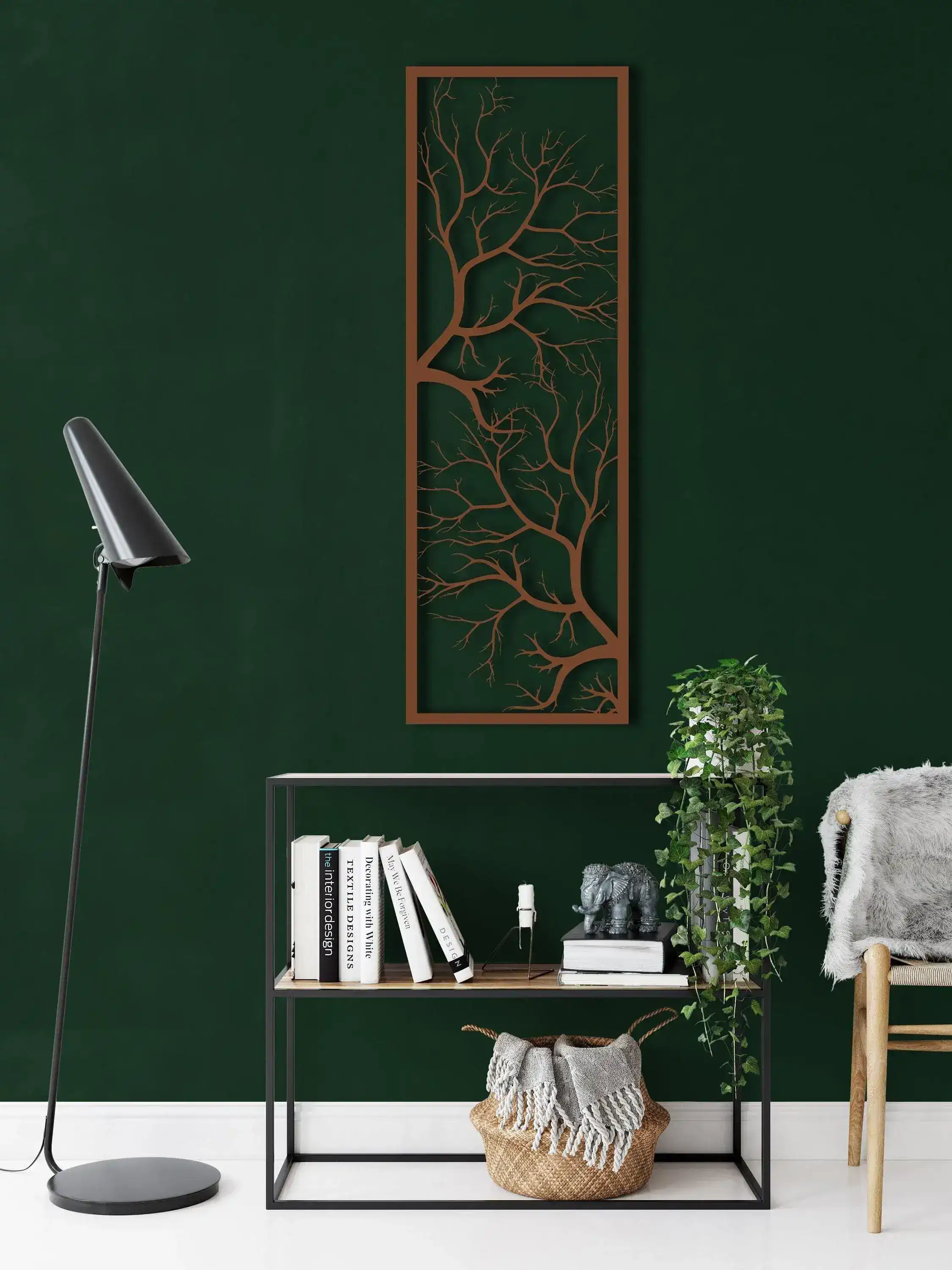 Tree Branch Metal Wall Hanging Decor - Image 10