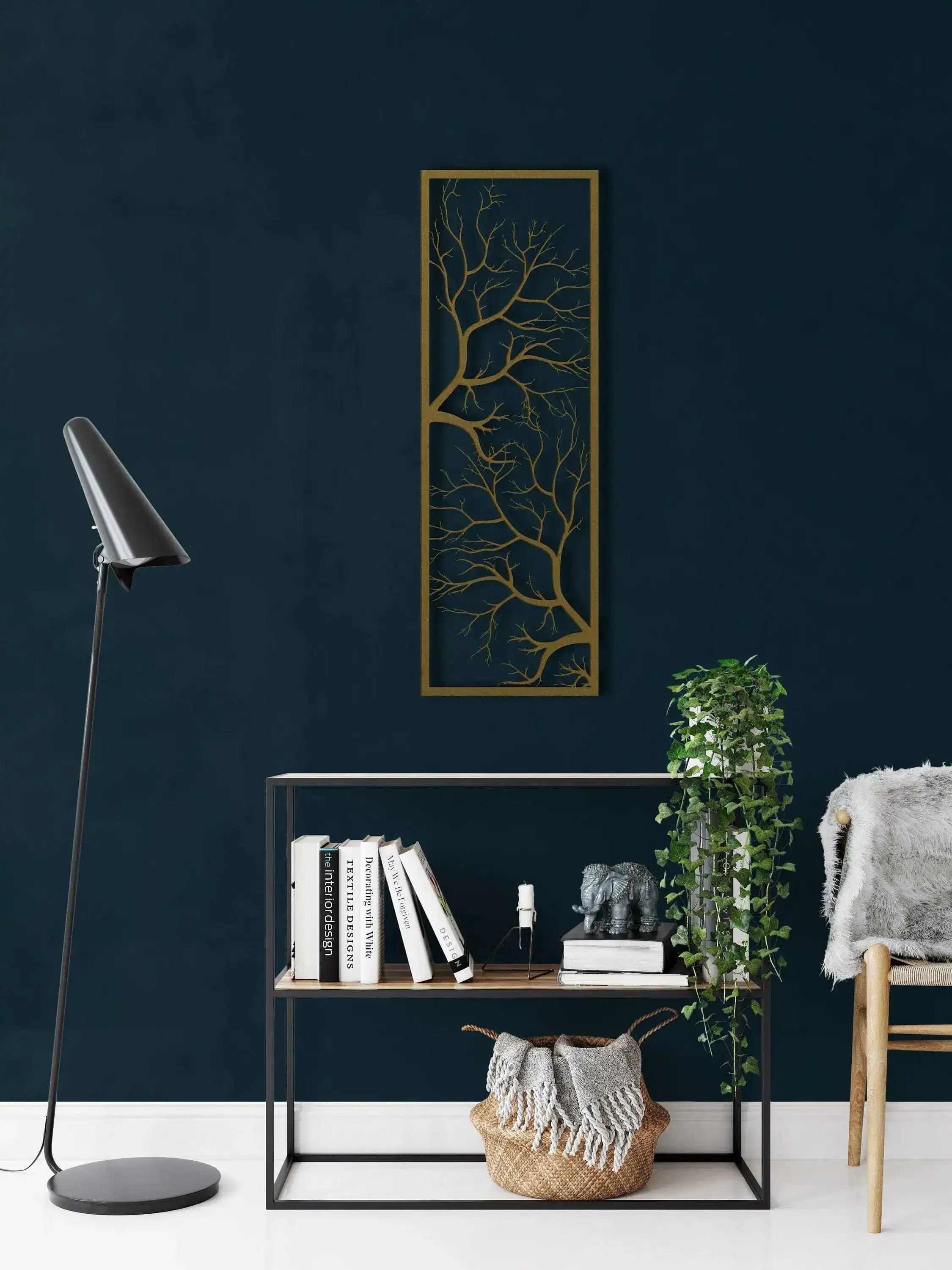 Tree Branch Metal Wall Hanging Decor - Image 11