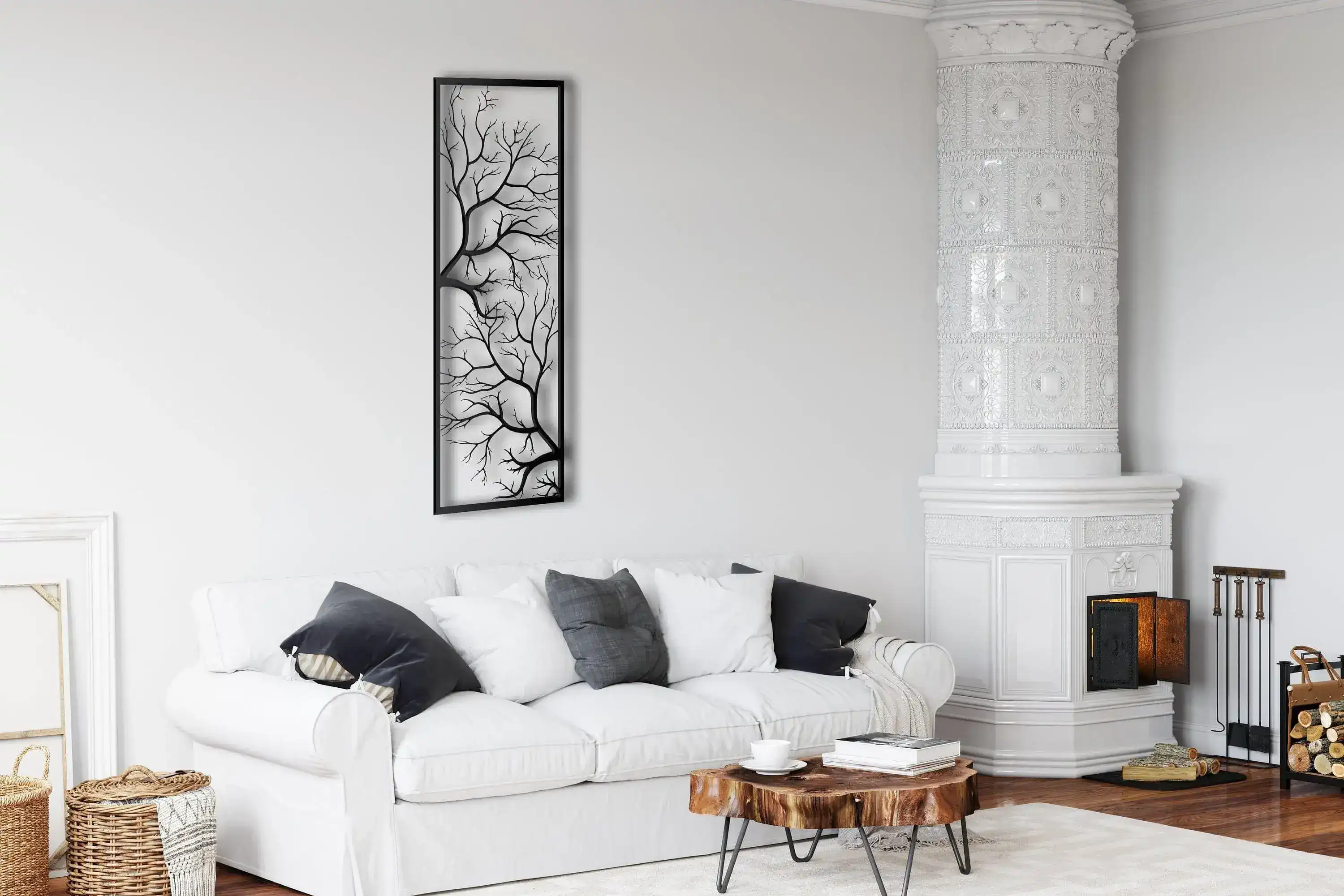 Tree Branch Metal Wall Hanging Decor - Image 7
